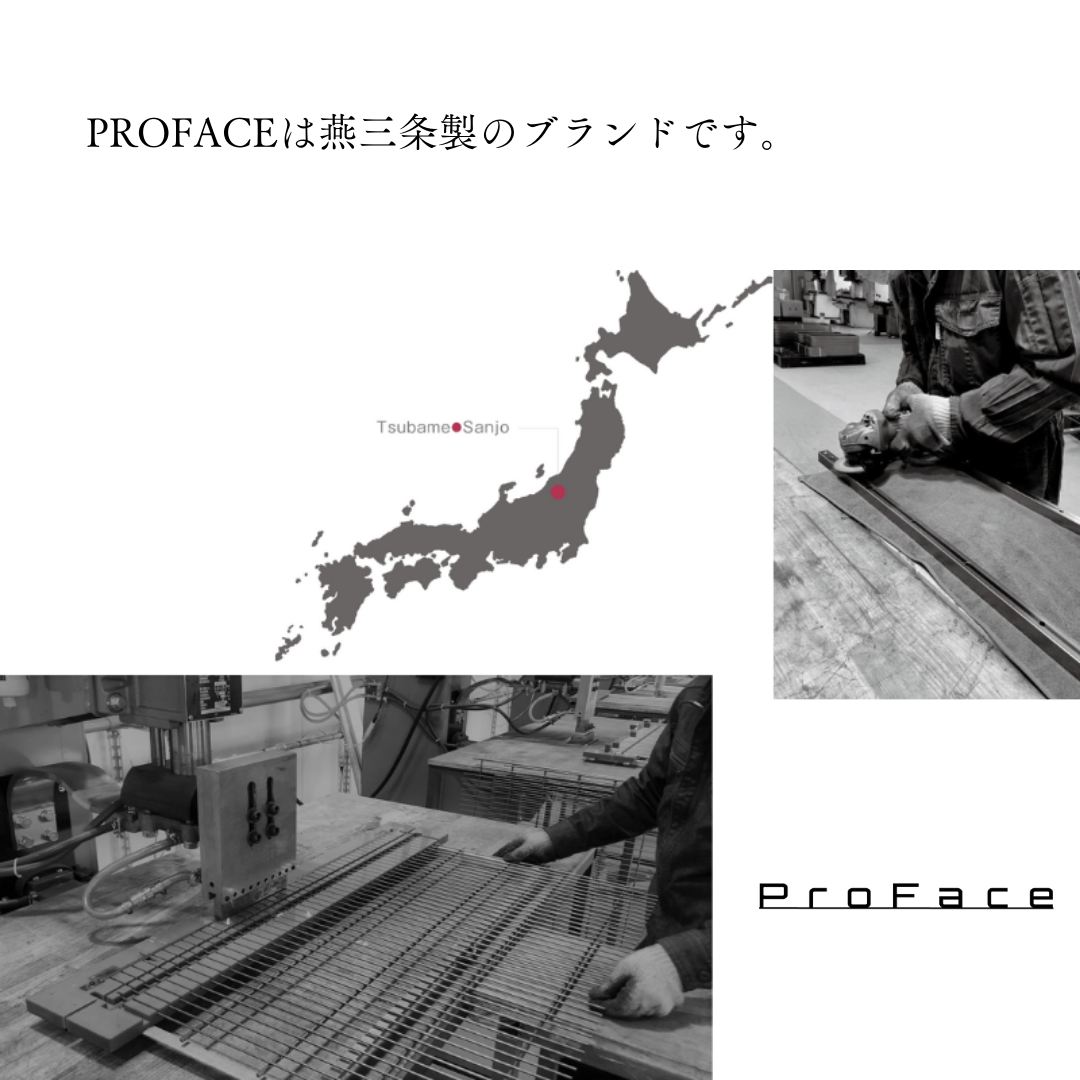 [Fabbricato a Tsubame-Sanjo] PROFACE Appendiabiti a 3 ripiani in Galvalume con palo cromato
