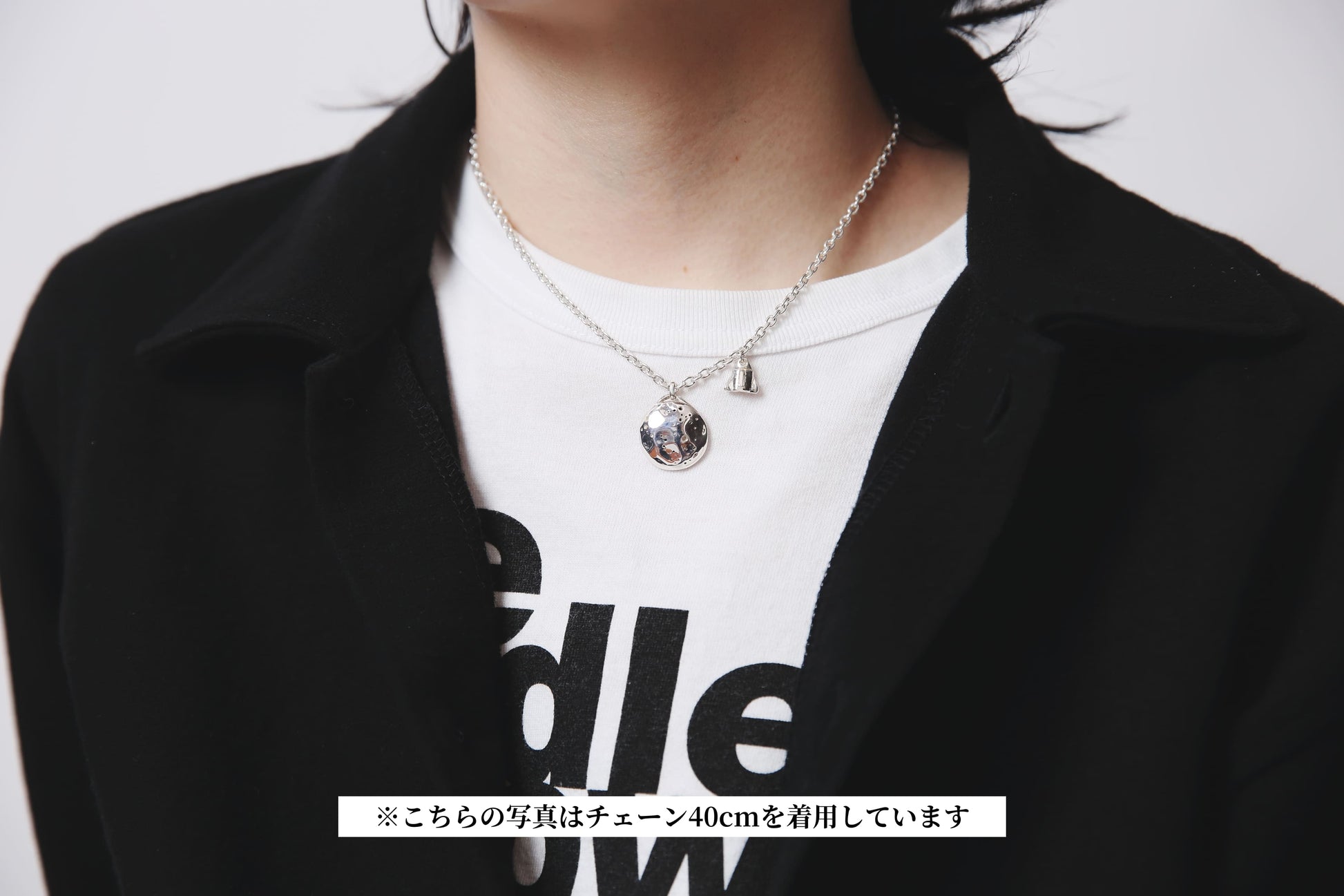 Collana in argento 925, catena 50 cm | 25-N-007-50