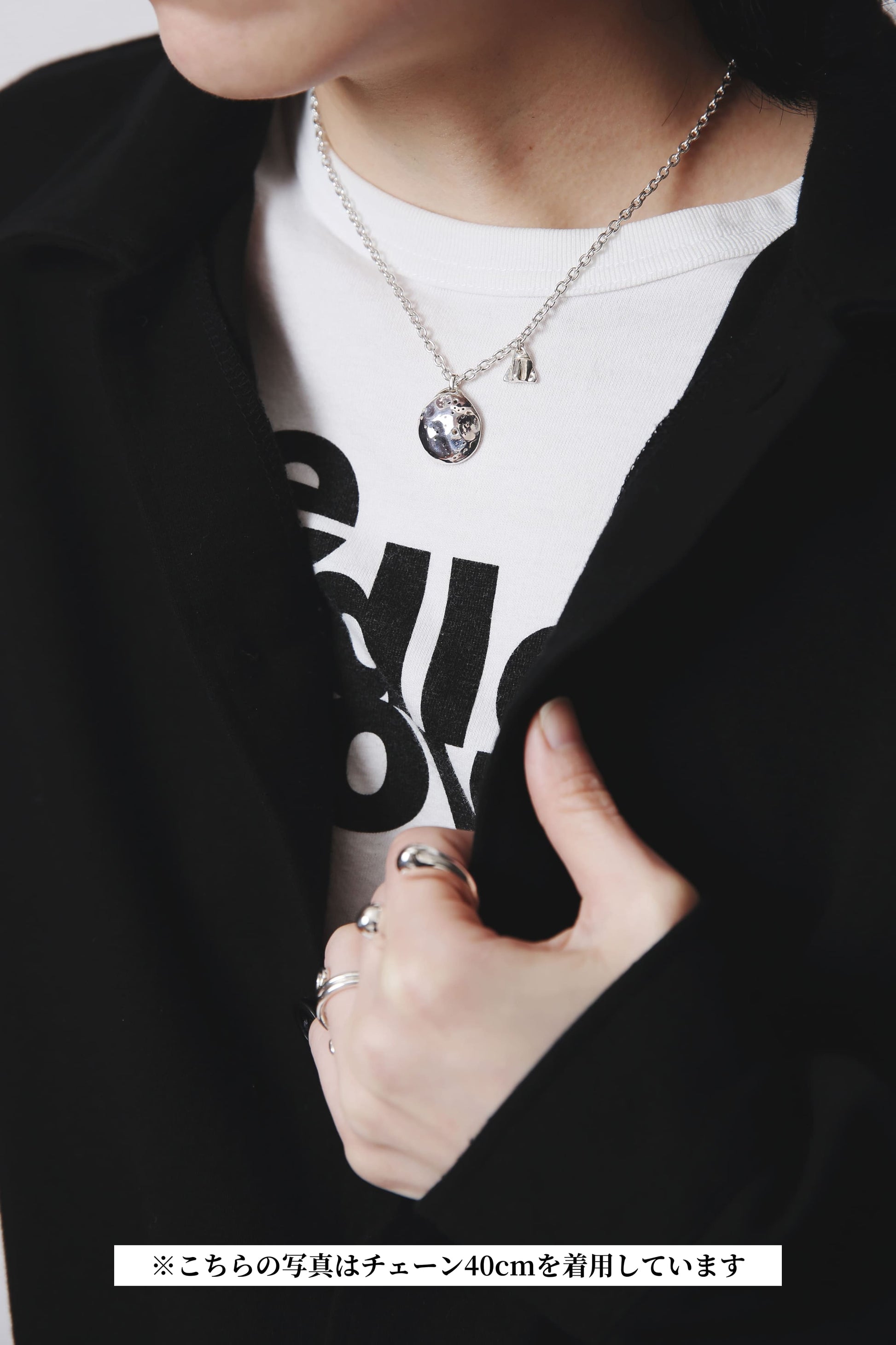 Collana in argento 925, catena 50 cm | 25-N-007-50