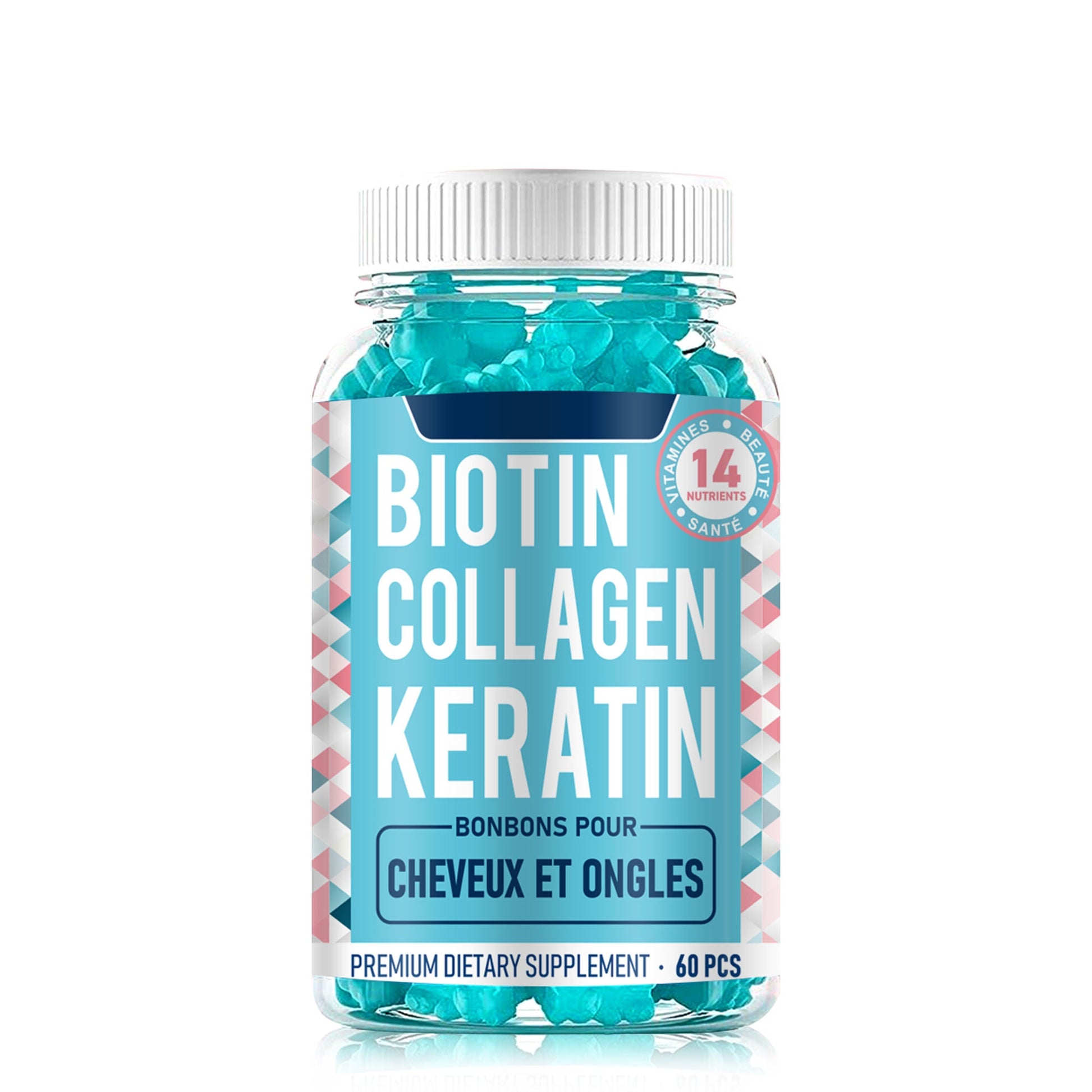 Biotin Collagen Gummies | 5000mcg + Hydrolyzed Collagen | Hair Nail Skin