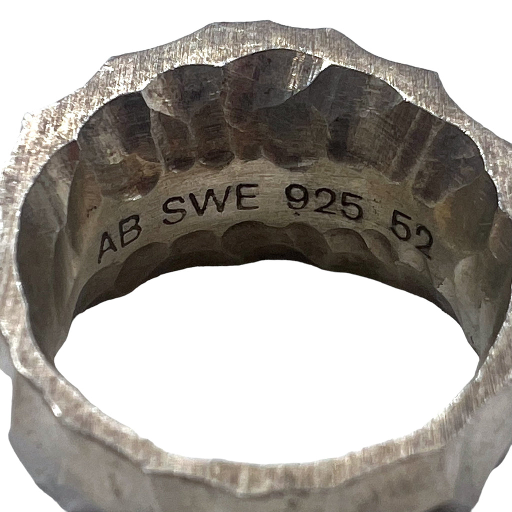 ALL BLUES シルバー リング 指輪 12号 CARVED SILVER TIRE RING NARROW 101906