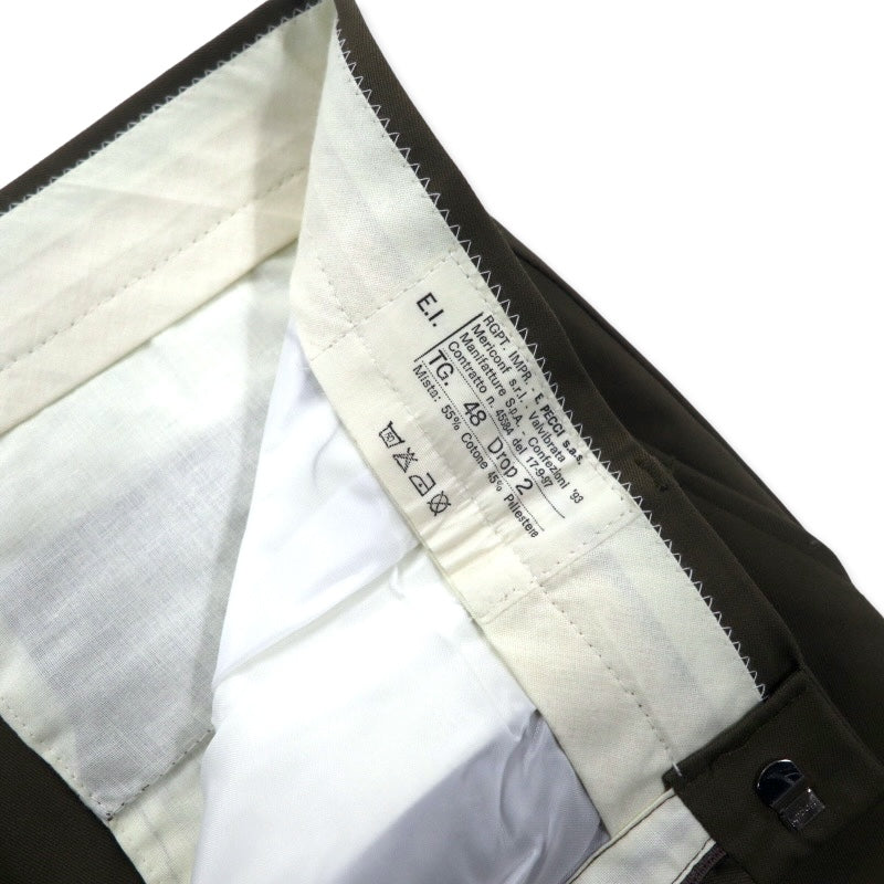 ITALIAN ARMY Anni '90 Esercito Italiano Pantaloni Trousers 48 Kaki Cotone Militare E.PECCI s.a.s HOLYWOOD RANCH MARKET Deadstock Nuovo con etichette