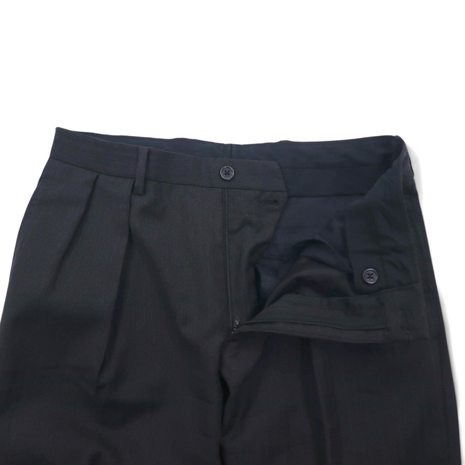 Polo by Ralph Lauren abito 3 bottoni Made in Italy, taglia L, nero, lana gessata