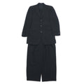 GIANNI VERSACE Abito oversize 3 bottoni Made in Italy M nero lana Medusa interno fantasia pantaloni larghi COUTURE