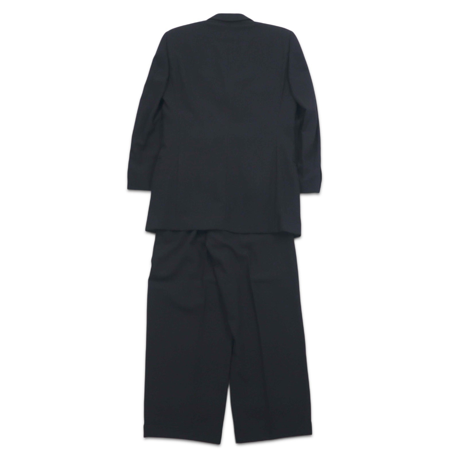 GIANNI VERSACE Abito oversize 3 bottoni Made in Italy M nero lana Medusa interno fantasia pantaloni larghi COUTURE