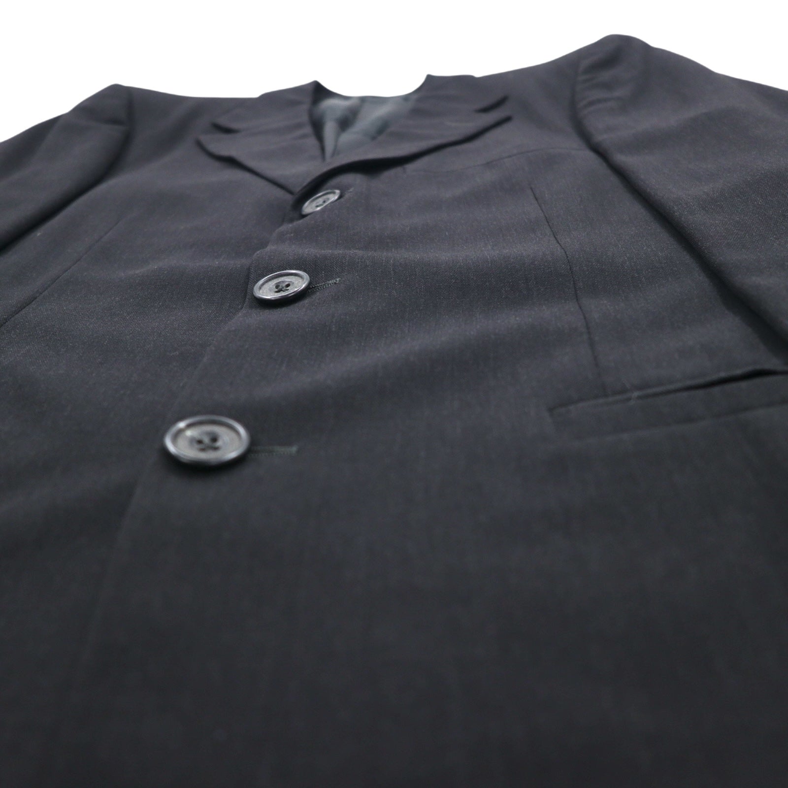 GIANNI VERSACE Abito oversize 3 bottoni Made in Italy M nero lana Medusa interno fantasia pantaloni larghi COUTURE