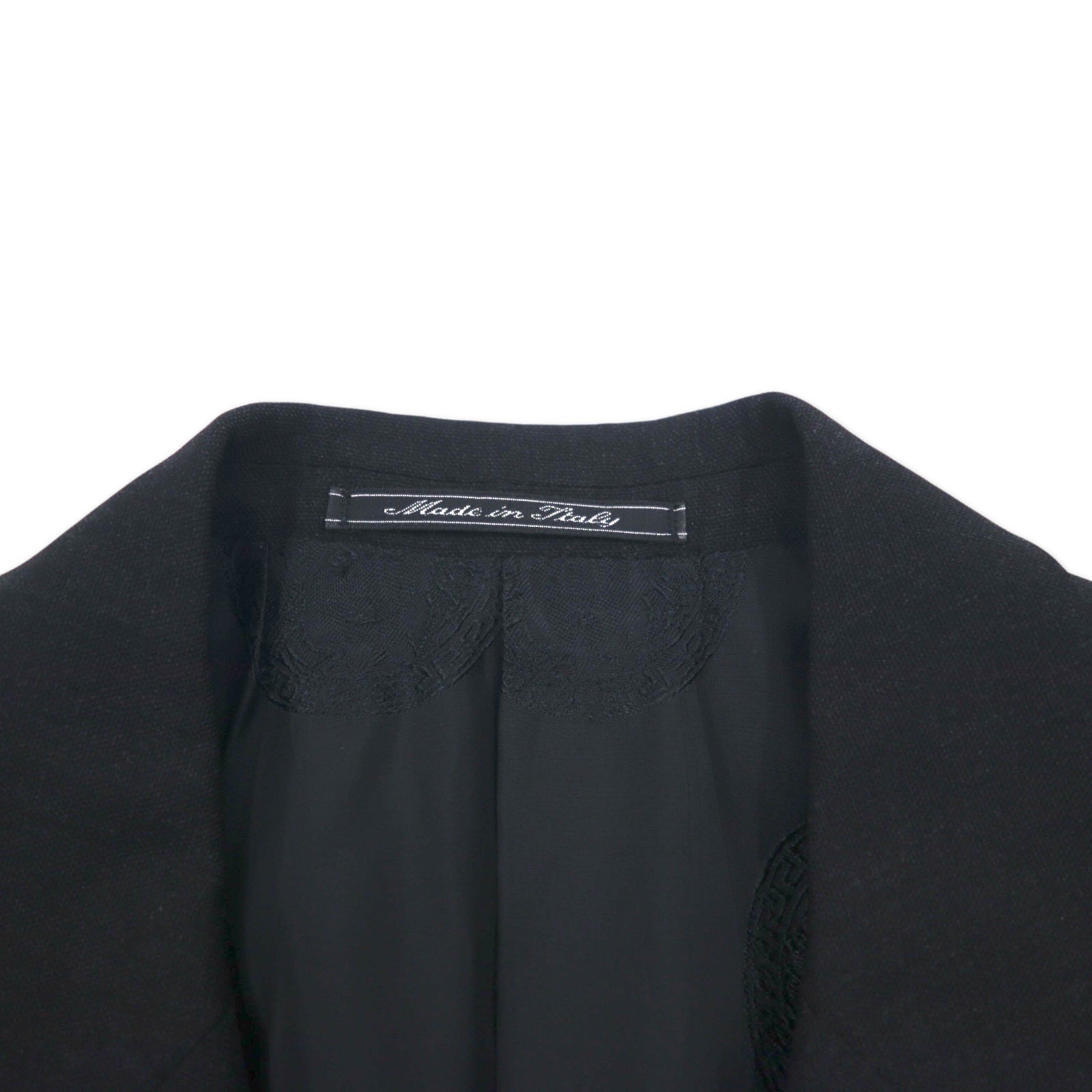 GIANNI VERSACE Abito oversize 3 bottoni Made in Italy M nero lana Medusa interno fantasia pantaloni larghi COUTURE