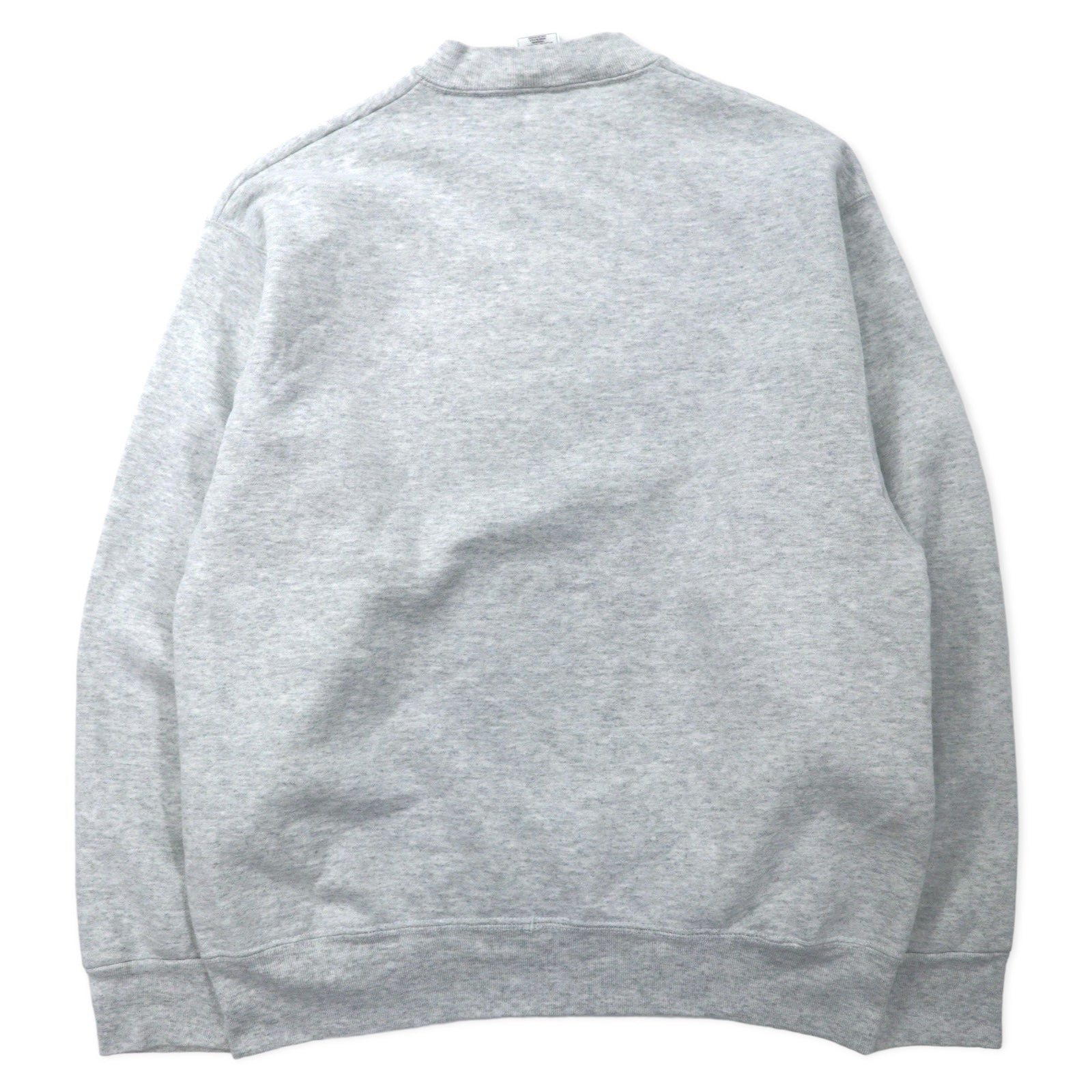 FRUIT OF THE LOOM USA 90s SUPER COTTON Felpa stampa hockey M grigia cotone felpato CHASKA HOCKEY