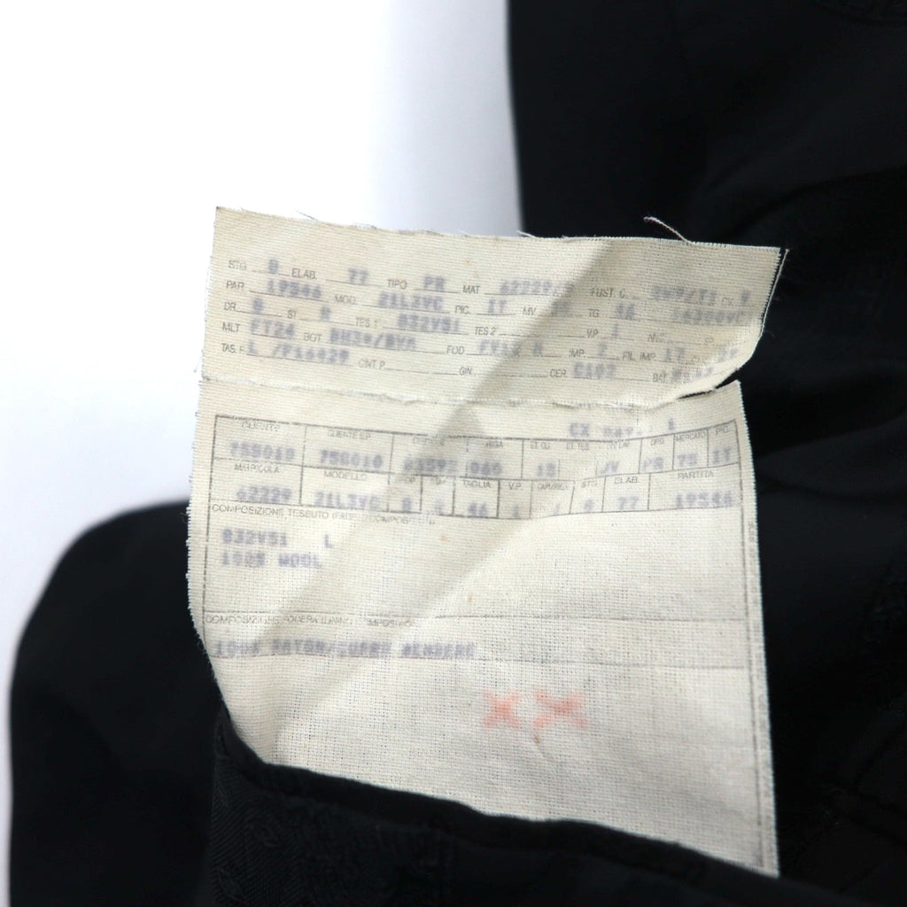 GIANNI VERSACE Abito oversize 3 bottoni Made in Italy M nero lana Medusa interno fantasia pantaloni larghi COUTURE