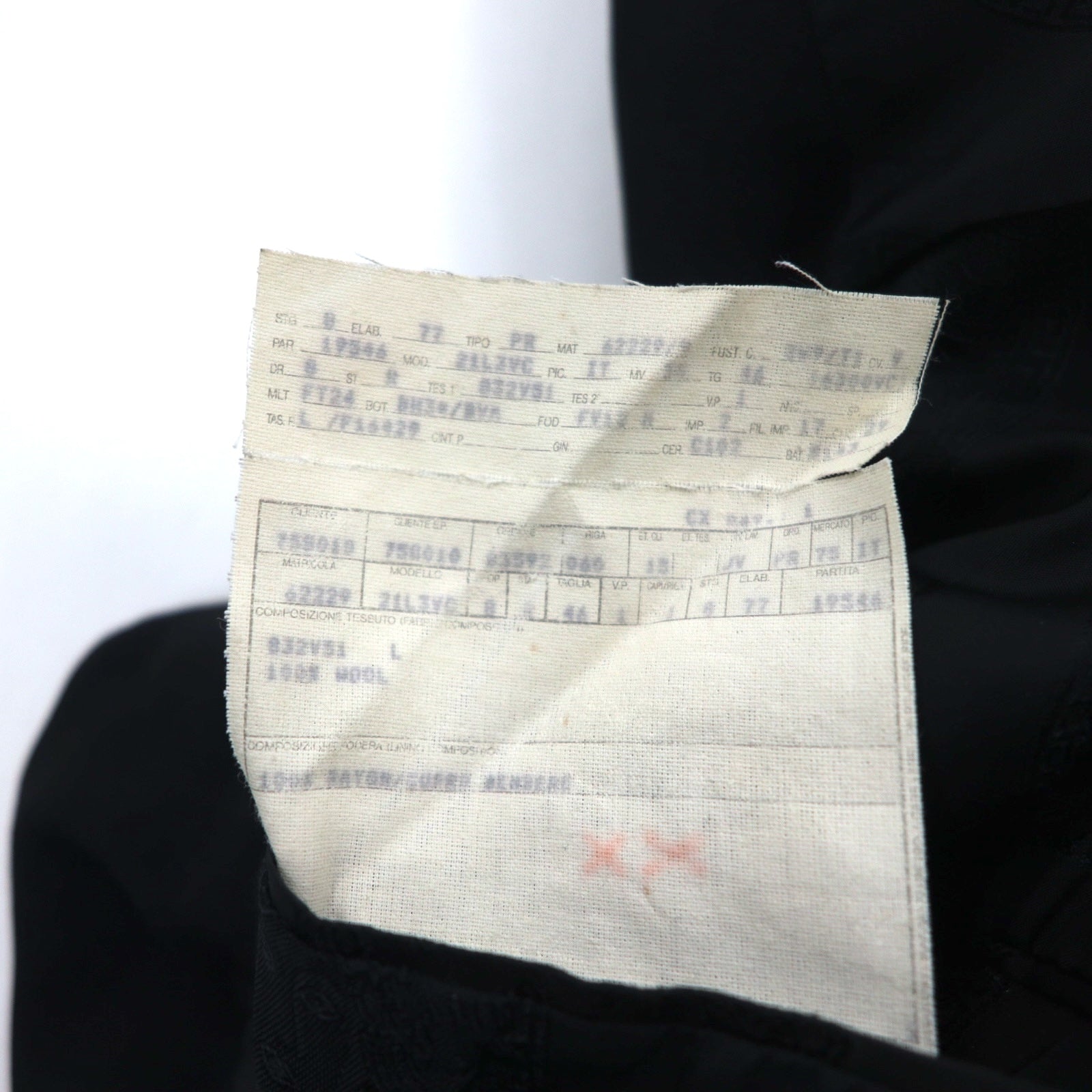 GIANNI VERSACE Abito oversize 3 bottoni Made in Italy M nero lana Medusa interno fantasia pantaloni larghi COUTURE