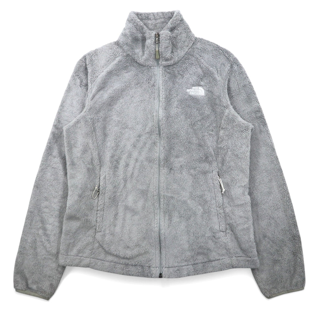 THE NORTH FACE Giacca in pile full zip M Grigio Poliestere Logo ricamato Taglia USA