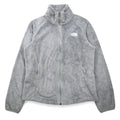 THE NORTH FACE Giacca in pile full zip M Grigio Poliestere Logo ricamato Taglia USA