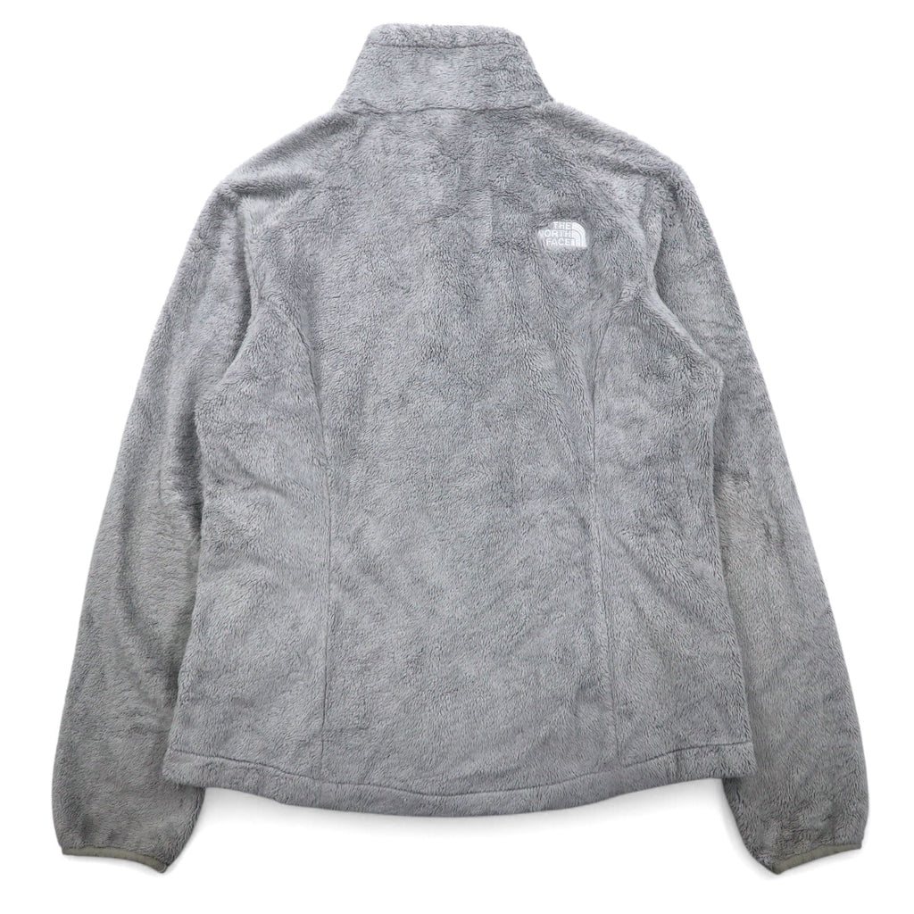 THE NORTH FACE Giacca in pile full zip M Grigio Poliestere Logo ricamato Taglia USA