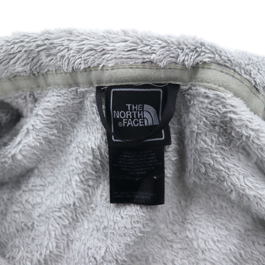 THE NORTH FACE Giacca in pile full zip M Grigio Poliestere Logo ricamato Taglia USA