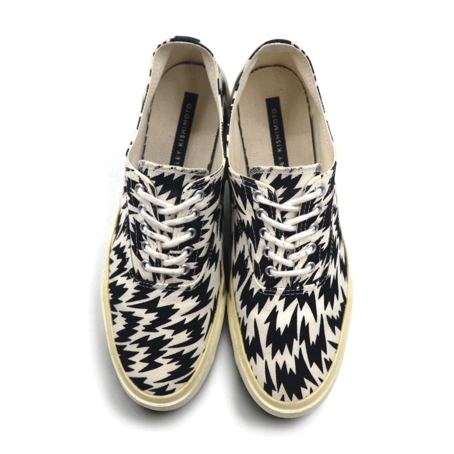ELEY KISHIMOTO × VANS sneakers DECK1FLASH a fantasia, 27 cm, tela 8SHR, made in Japan