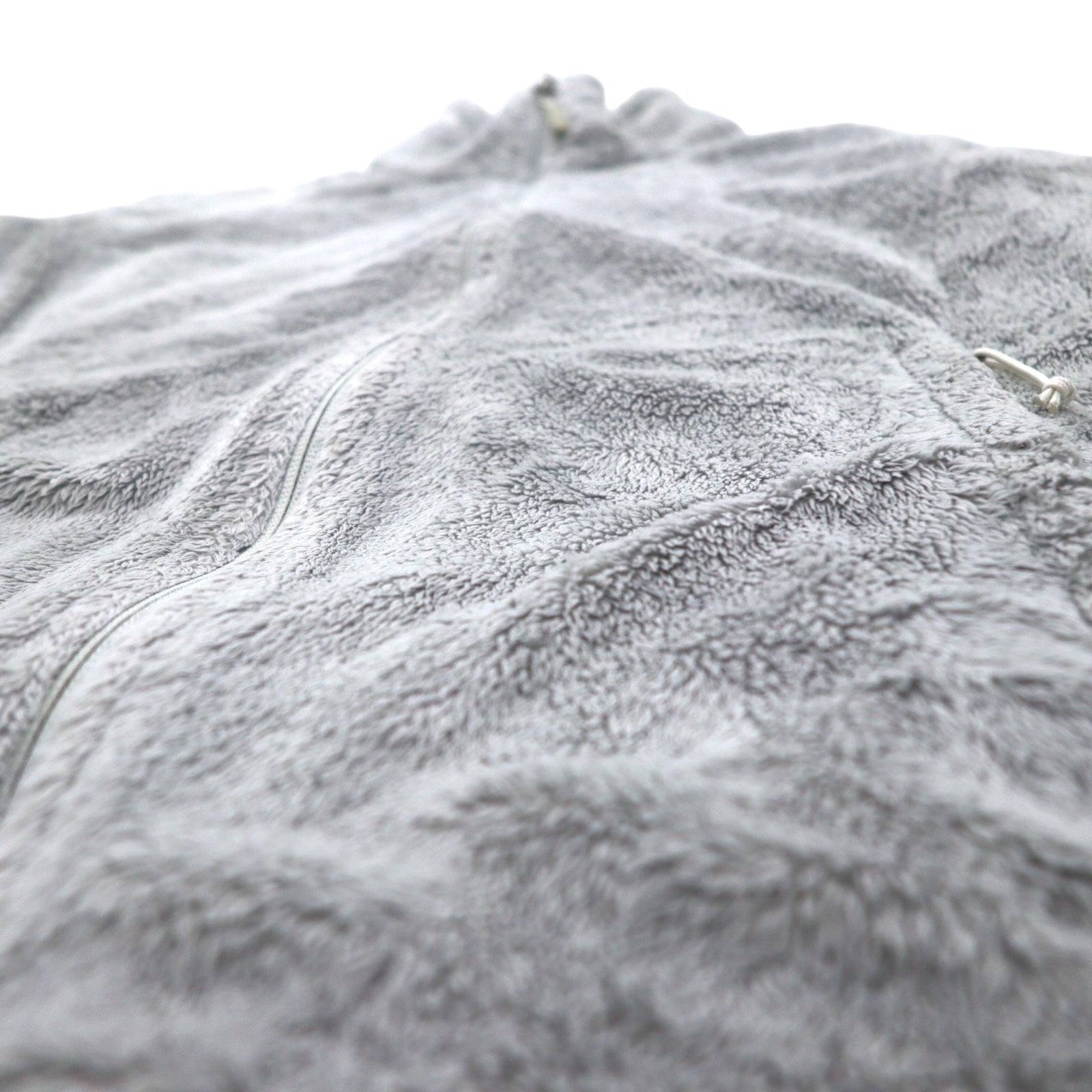 THE NORTH FACE Giacca in pile full zip M Grigio Poliestere Logo ricamato Taglia USA