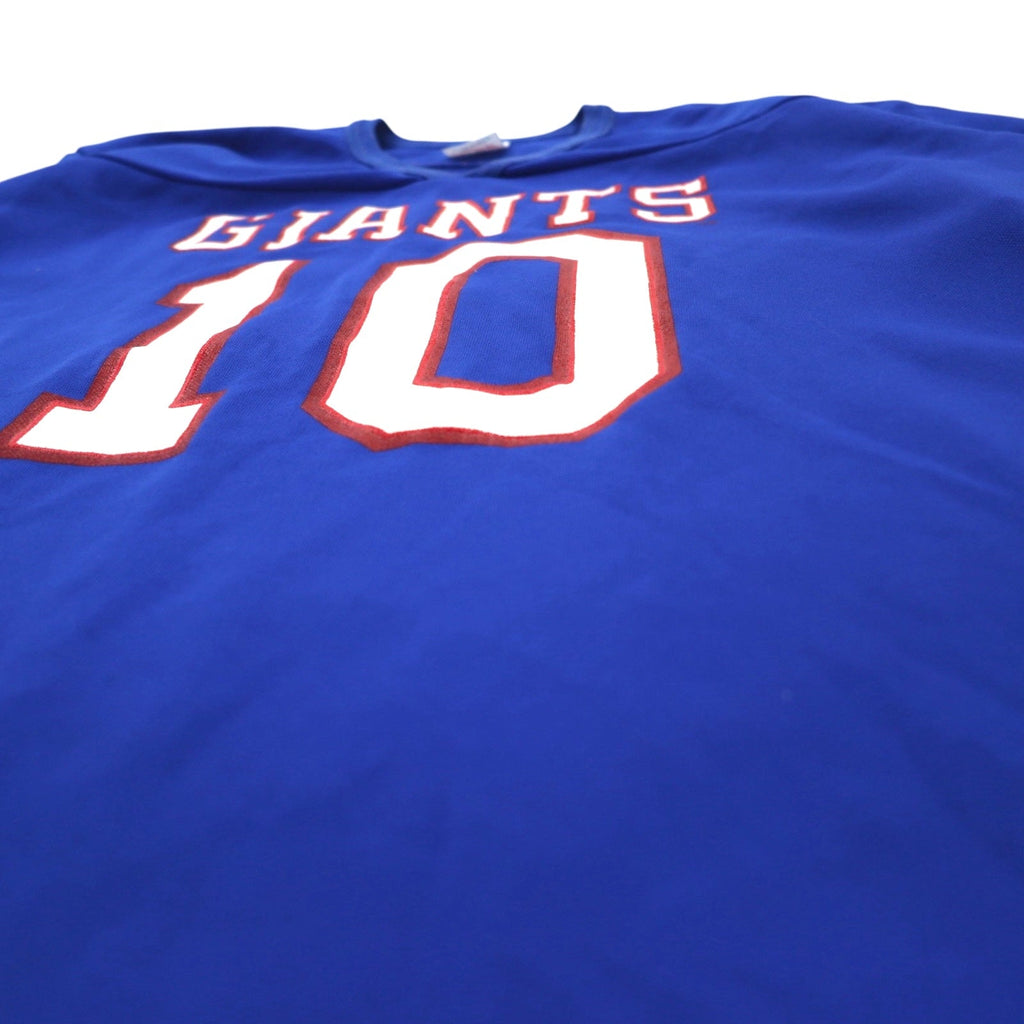 Rawlings anni '90, USA, NFL, maglia da gioco da football, T-shirt XL, blu, GIANTS, numerata