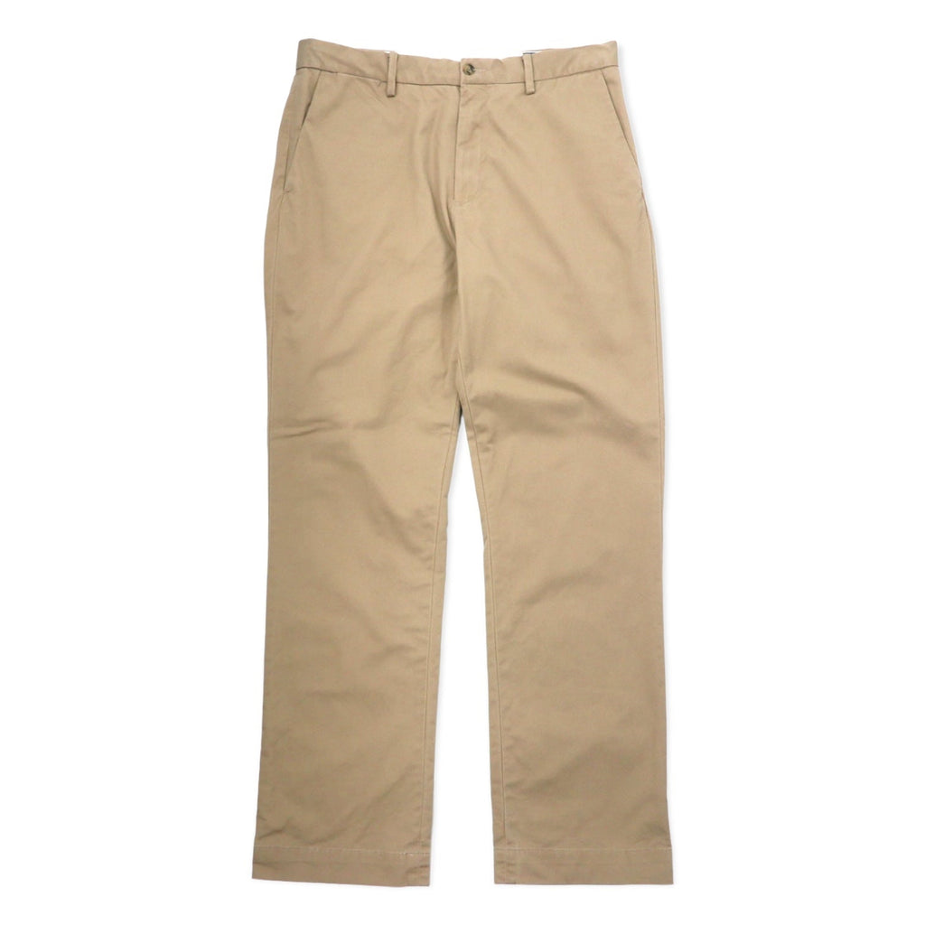 POLO RALPH LAUREN Pantaloni chino classici elasticizzati 33 beige cotone