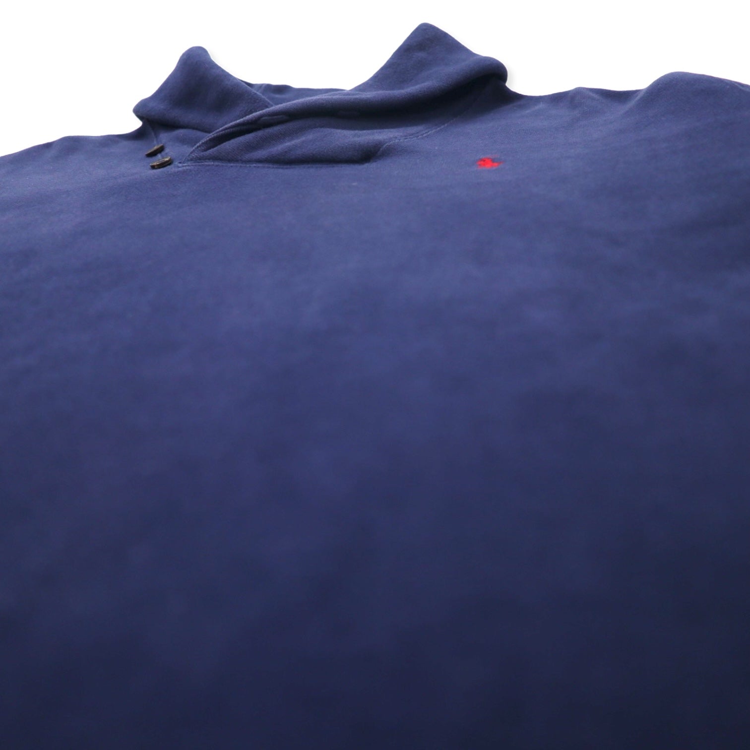 Polo by Ralph Lauren Felpa con collo sciallato XL Blu navy Cotone Ricamo piccolo pony