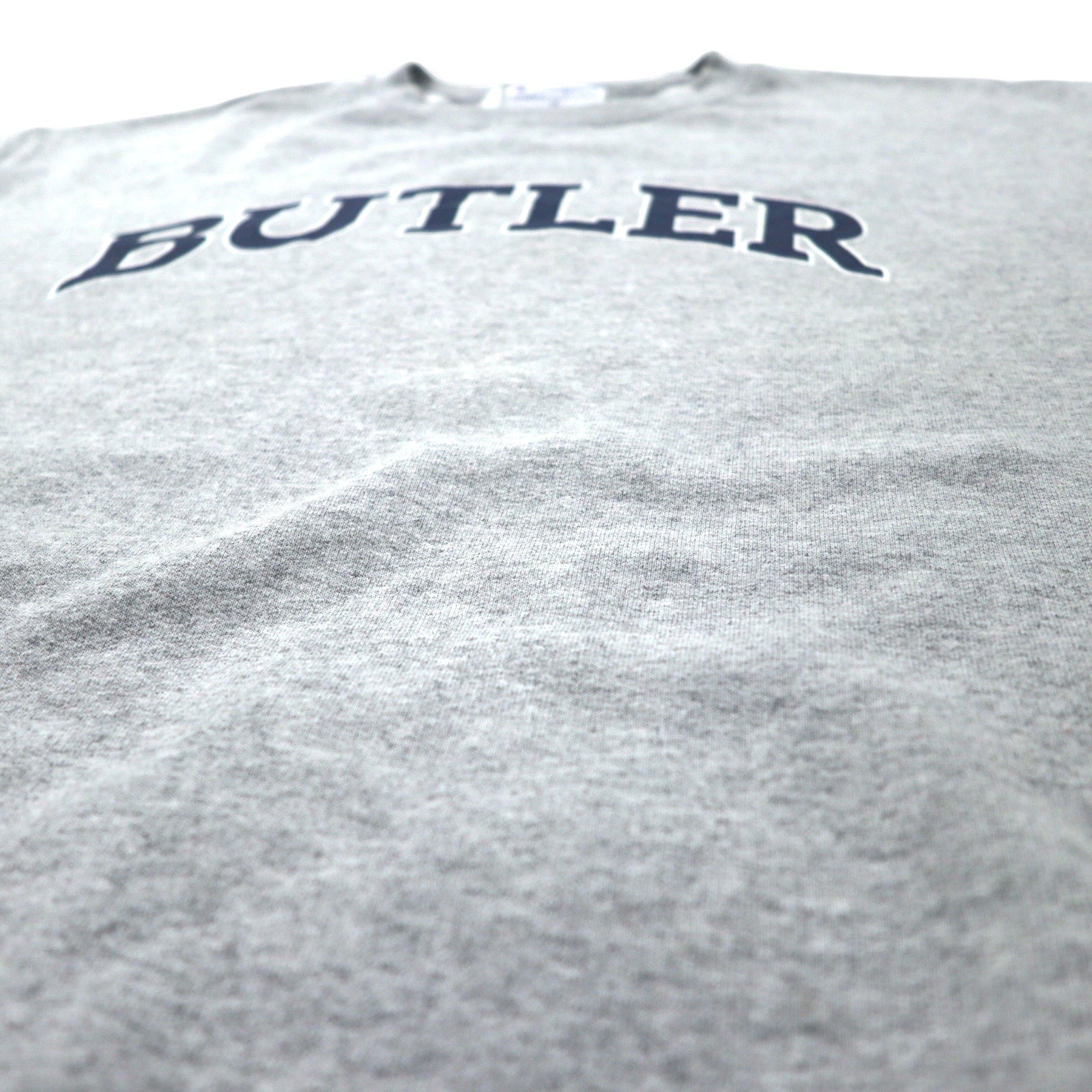Champion felpa girocollo stampa college XL grigio cotone felpato BUTLER made in El Salvador