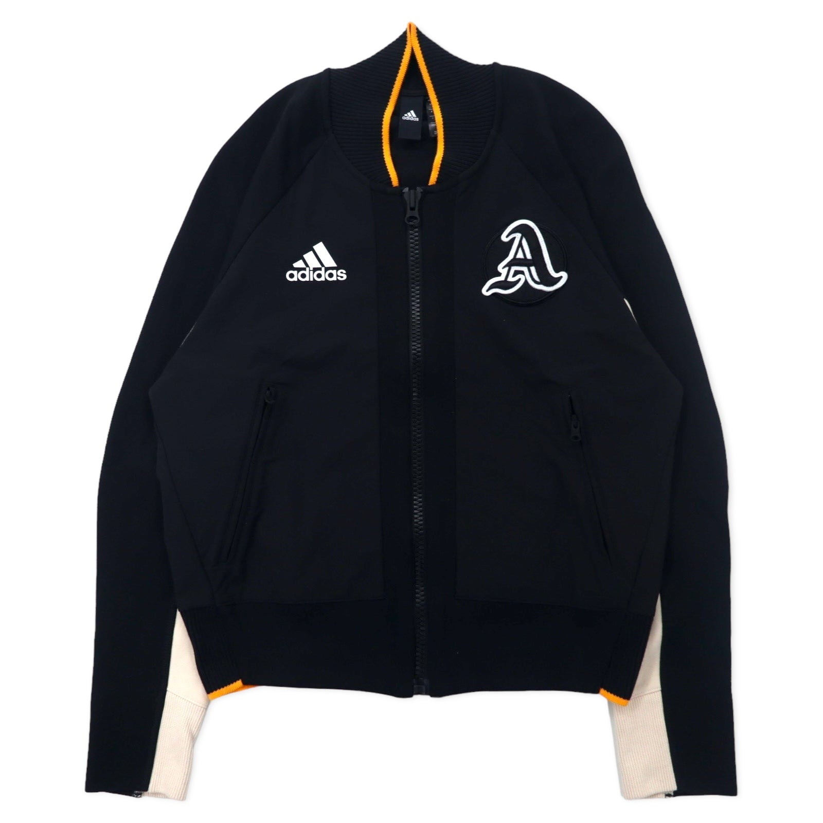 Giacca da tuta adidas L nera, in nylon e poliestere, con logo, Training W VRCT Jacket EA0422