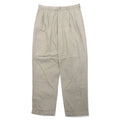 Polo by Ralph Lauren Pantaloni Chino con pieghe ampi anni '90, beige, cotone, taglia 35, Made in Singapore