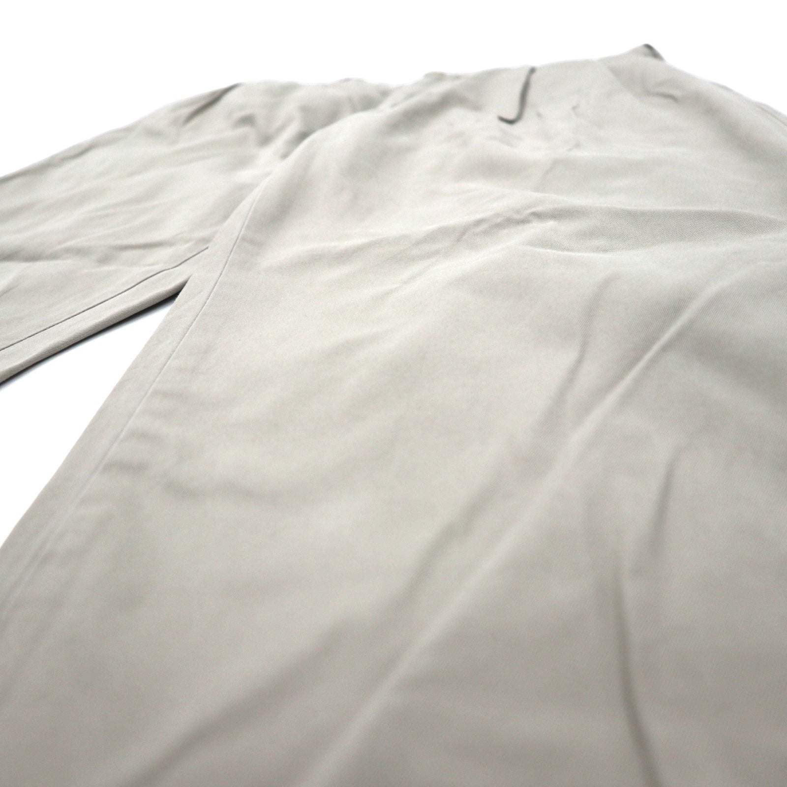 Polo by Ralph Lauren Pantaloni Chino con pieghe ampi anni '90, beige, cotone, taglia 35, Made in Singapore