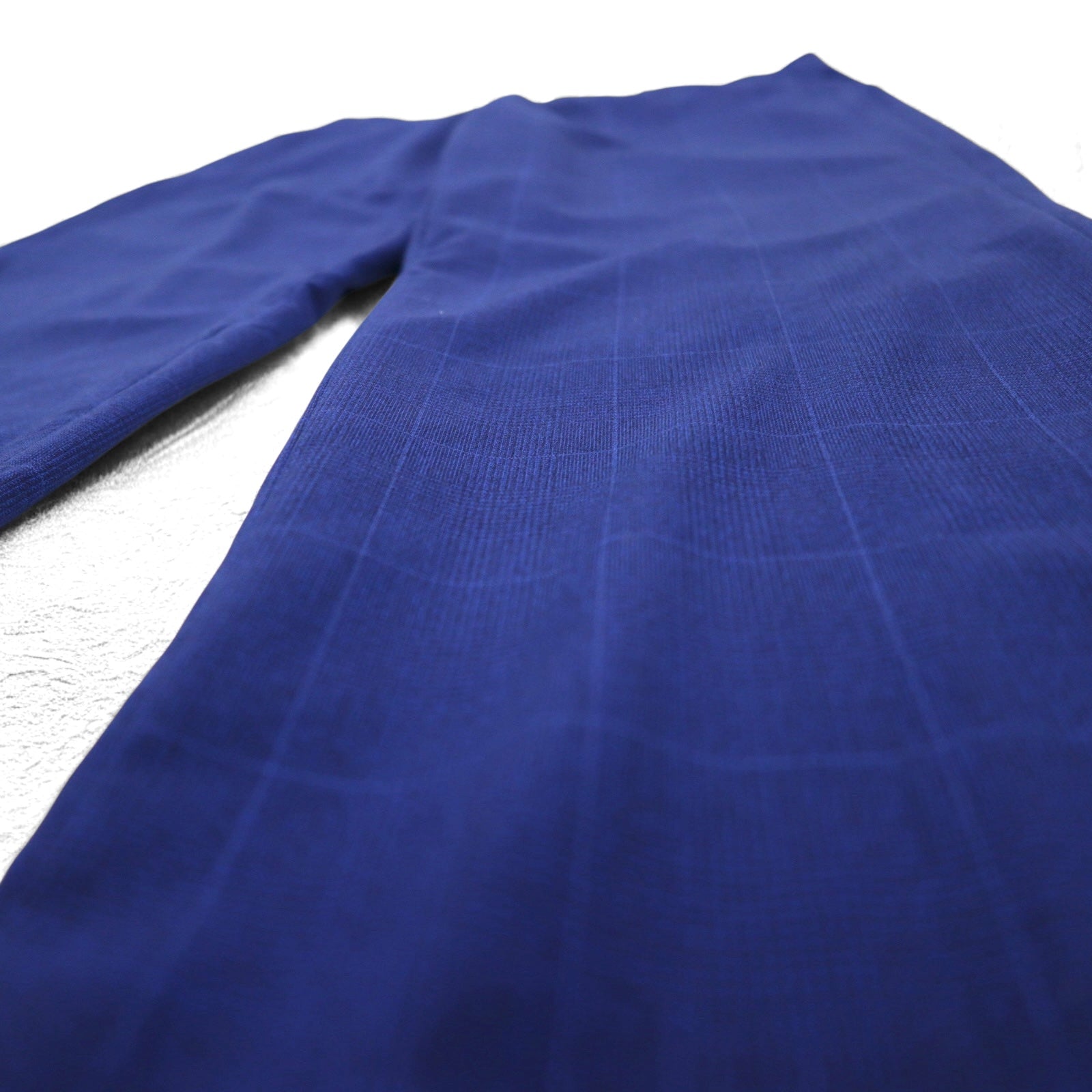 Brooks Brothers Pantaloni da completo REGENT made in Italy L blu a quadri in lana, bottoni per bretelle