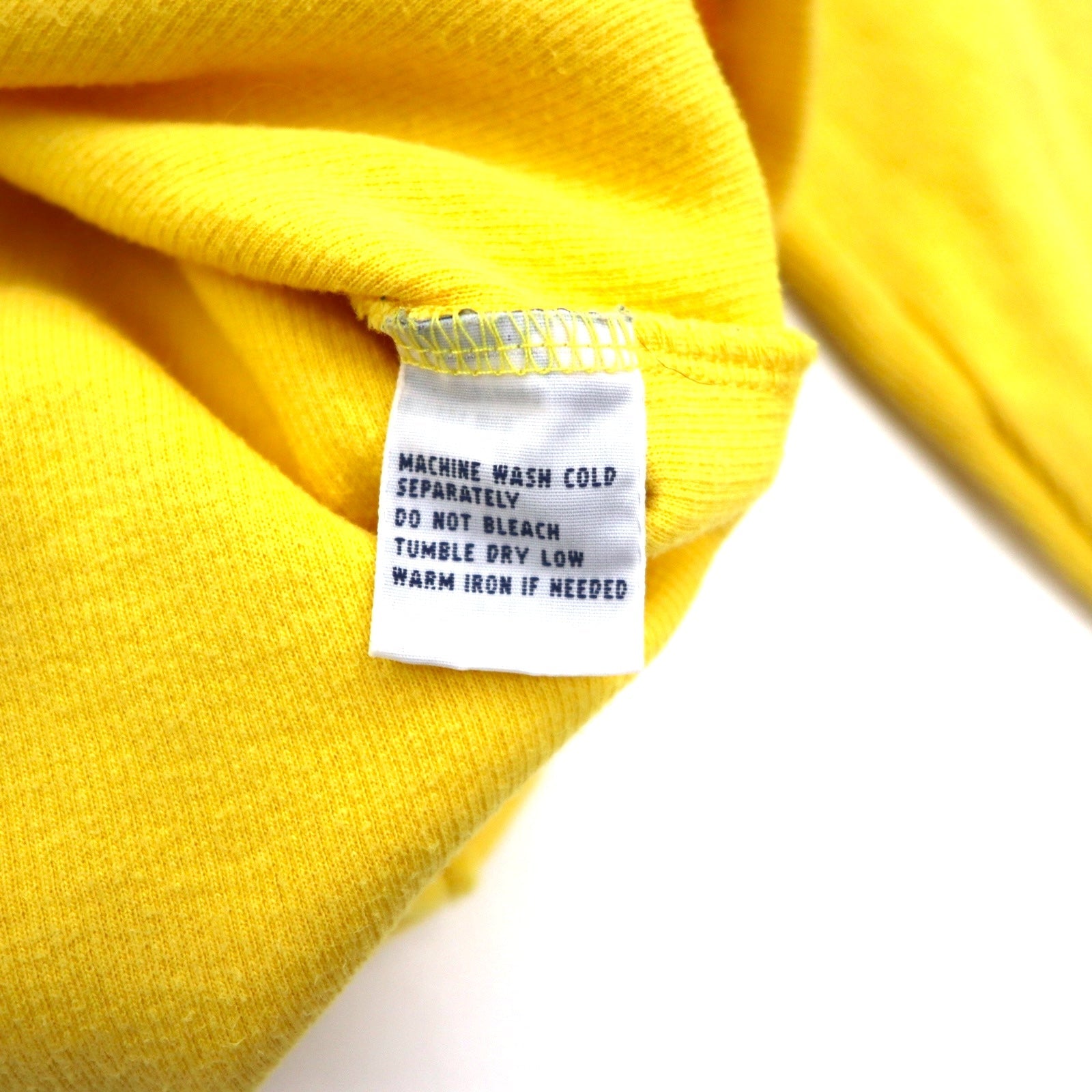 Polo by Ralph Lauren anni '90, felpa mezza zip, taglia L, gialla, cotone, piccolo pony ricamato