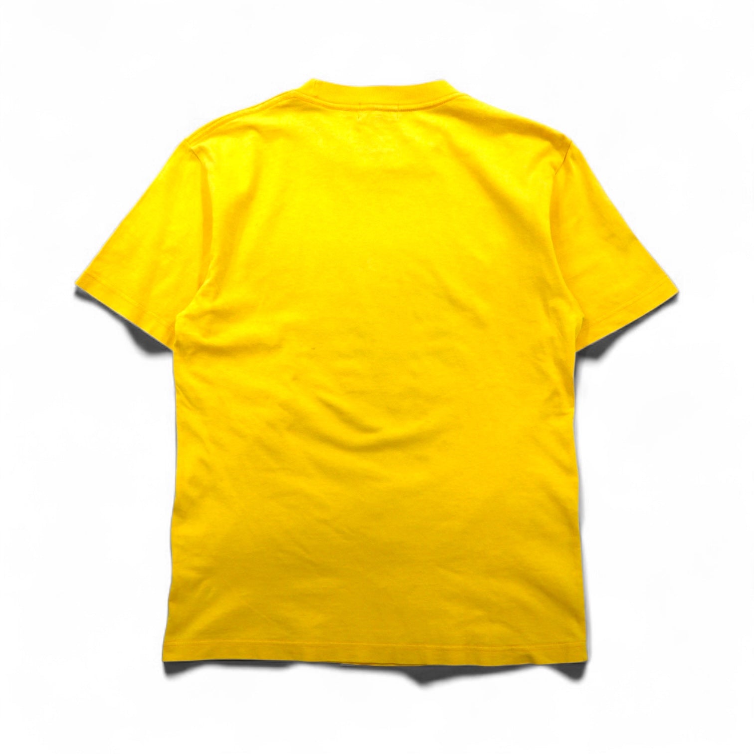 POLO JEANS CO. RALPH LAUREN T-shirt con stampa logo anni '90, taglia L, colore giallo, cotone