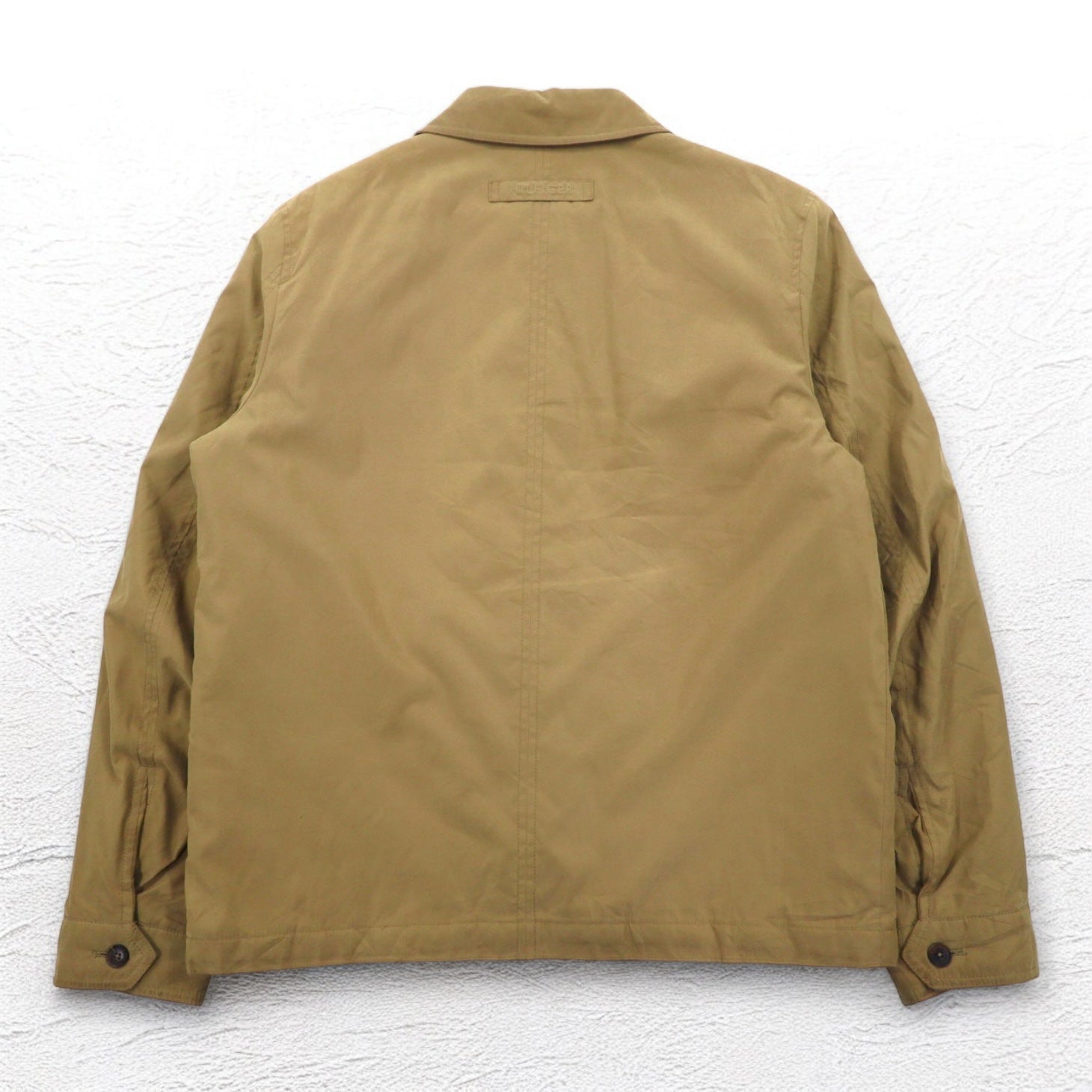 TOMMY HILFIGER Giubbotto Harrington/Swing Top in finta pelle scamosciata (peach skin), taglia XL, beige, poliestere