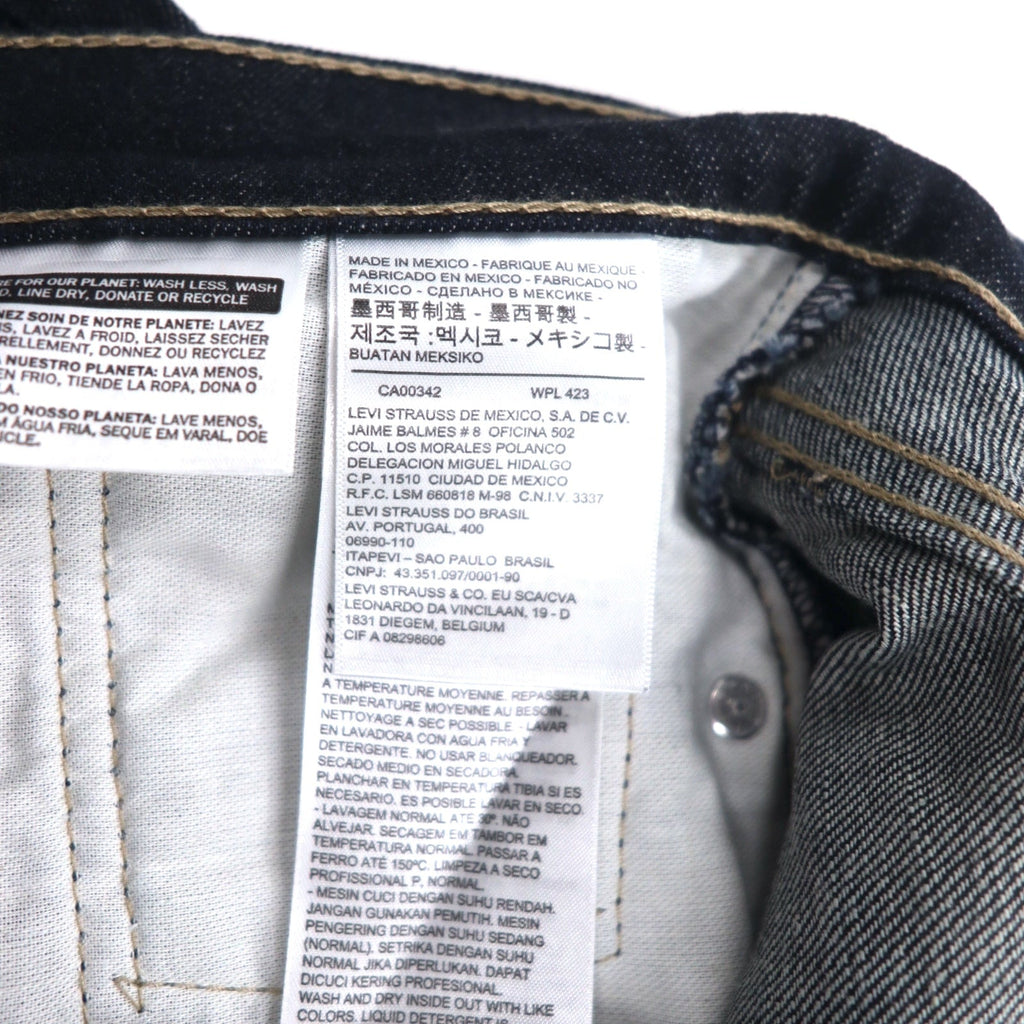 Levi's 511 Jeans Denim M Indaco Blu Slim Fit 04511-0241 Made in Mexico