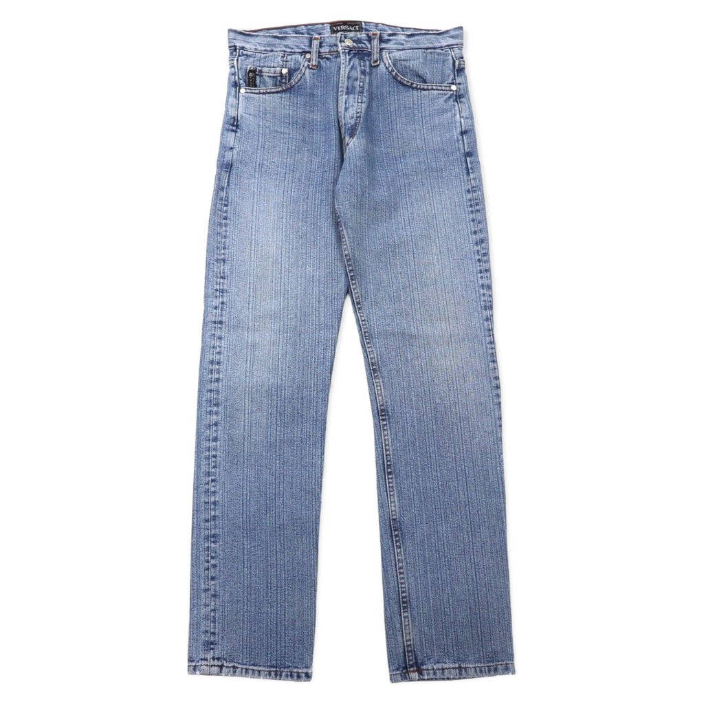 VERSACE CLASSIC V2 Jeans 30 Blu Ice Wash Chiusura a bottoni