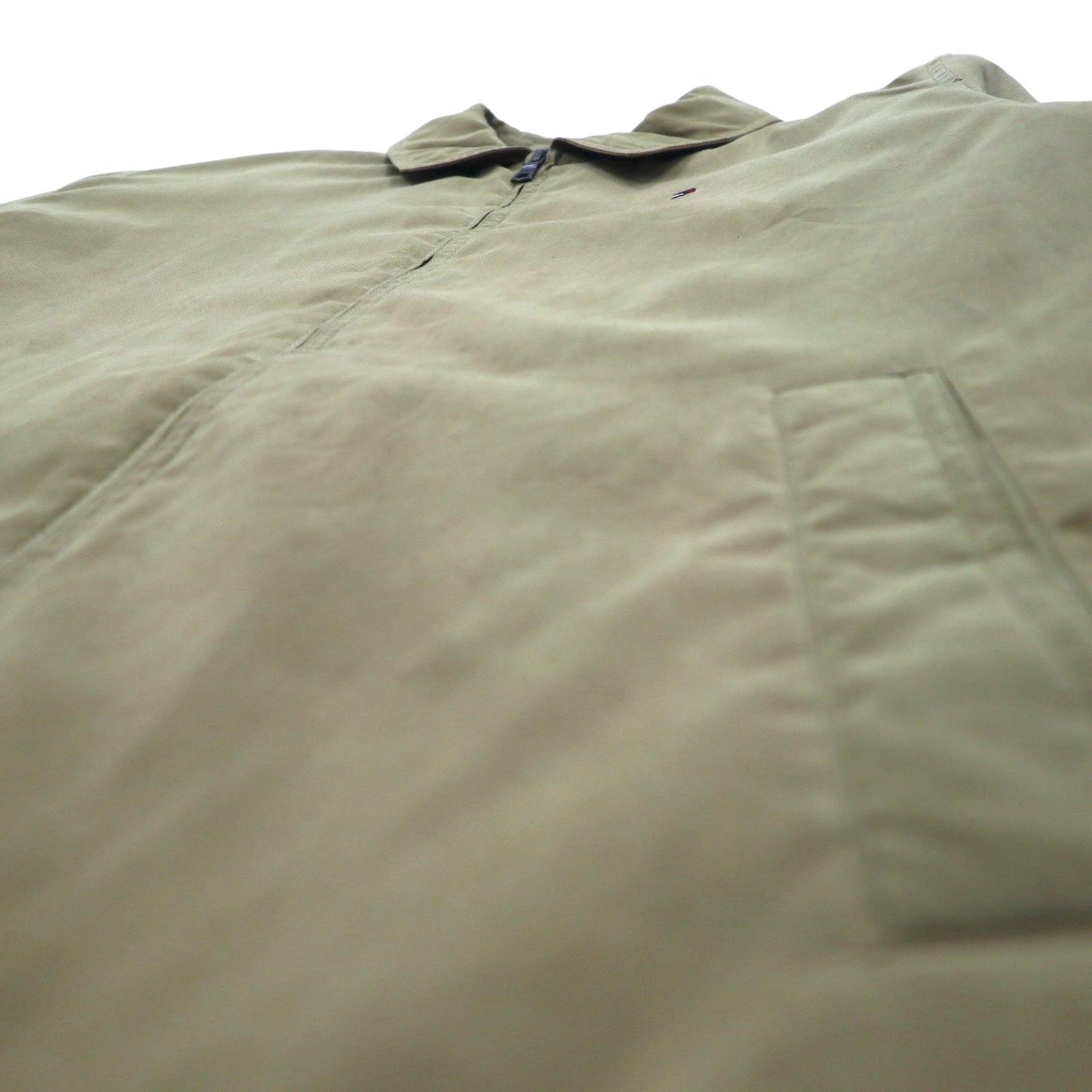 TOMMY HILFIGER Giubbotto Harrington/Swing Top in finta pelle scamosciata (peach skin), taglia XL, beige, poliestere
