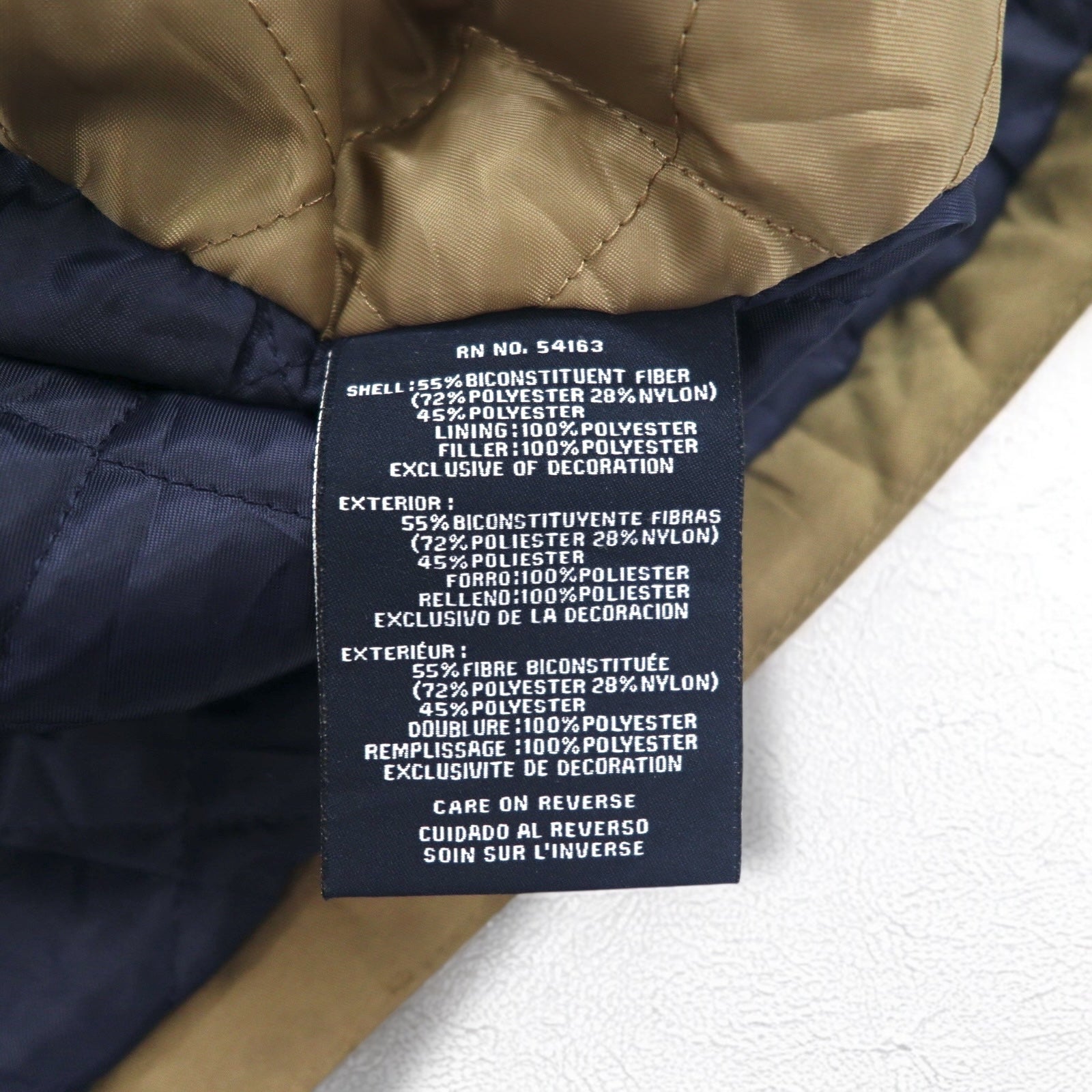TOMMY HILFIGER Giubbotto Harrington/Swing Top in finta pelle scamosciata (peach skin), taglia XL, beige, poliestere
