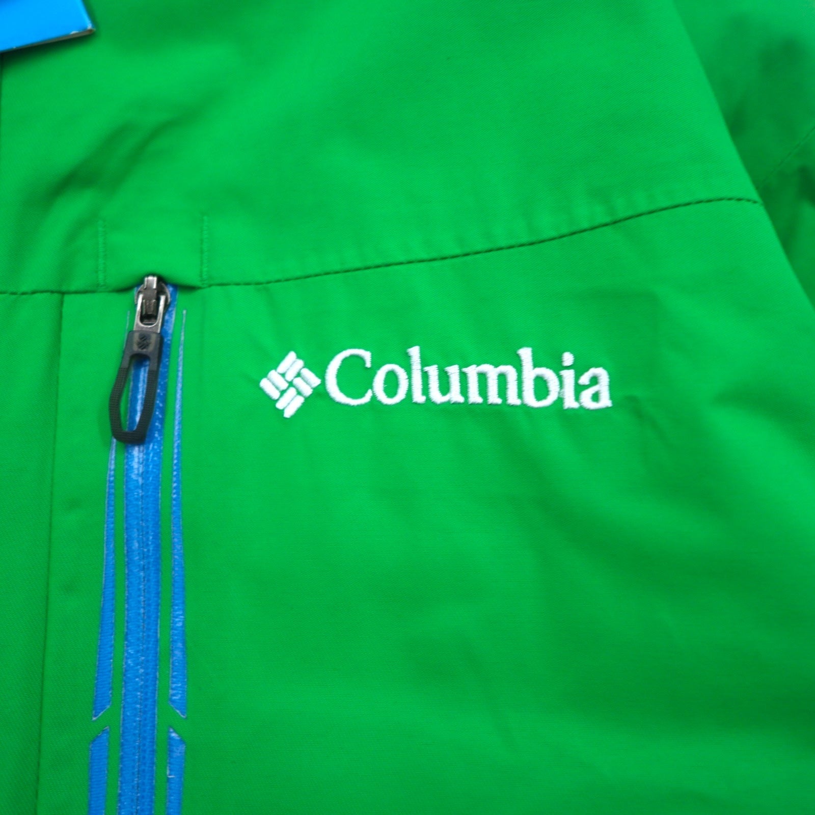 Columbia OMNI-HEAT Giacca a Vento da Montagna Taglia M Verde OMNI-TECH Impermeabile CUBIST 2.0 JACKET SM4010-010 Nuovo con Etichette