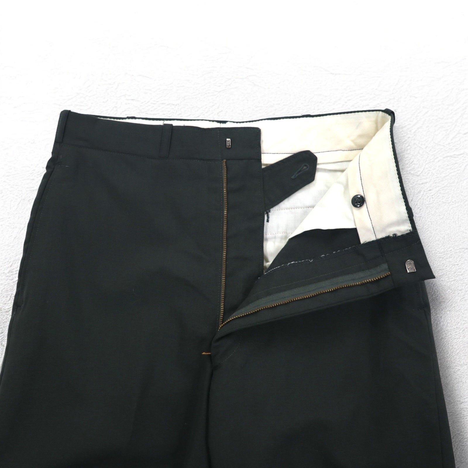 US ARMY Pantaloni eleganti da uomo M Khaki, anni '70, guerra del Vietnam, cerniera GENERAL, militari 8405-00-067-4922 STARTHAM GARMENT CORP