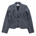 Calvin Klein 2B Giacca sartoriale S Argento Monogramma All-over Poliestere