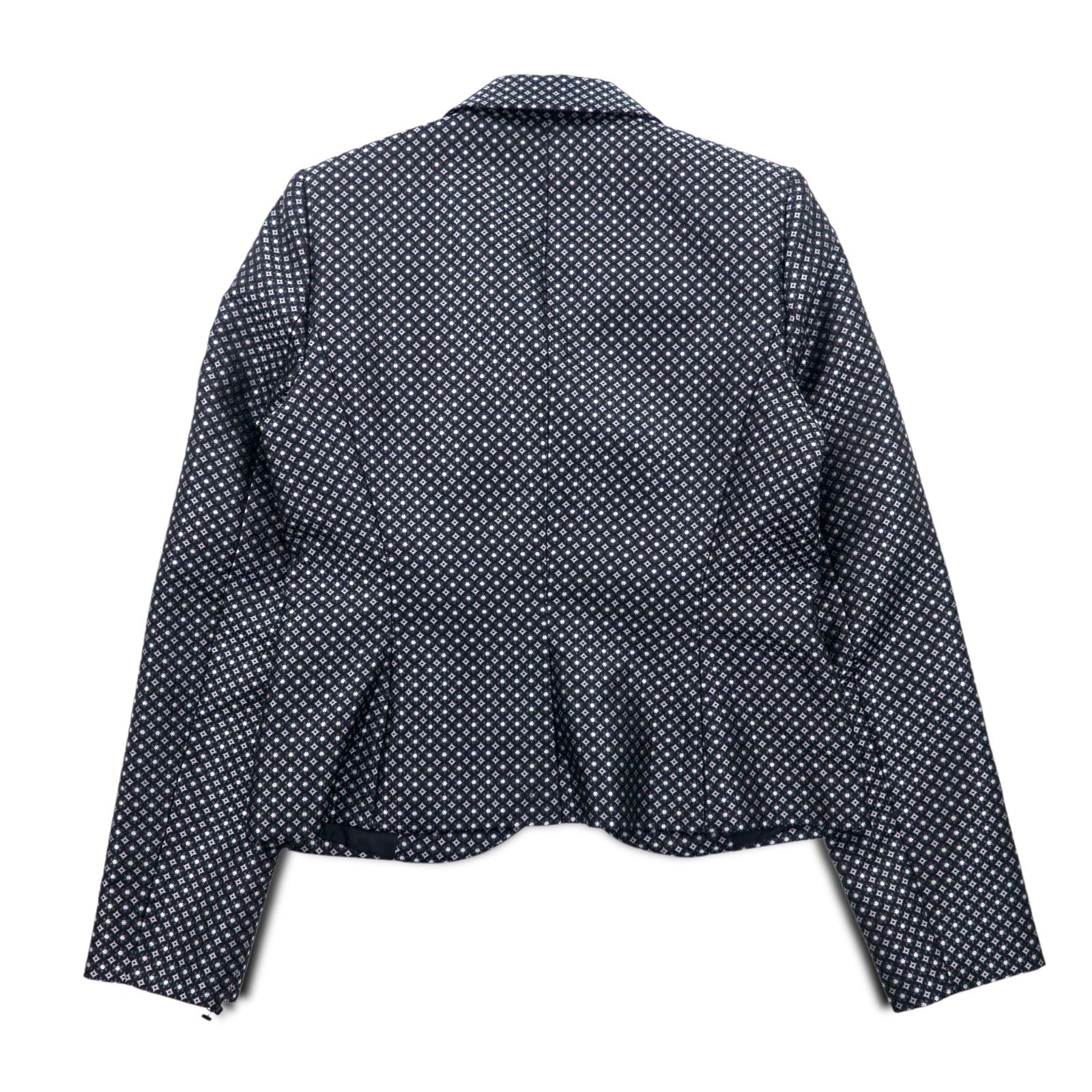 Calvin Klein 2B Giacca sartoriale S Argento Monogramma All-over Poliestere