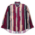 Wrangler Made in USA anni '80 Camicia button-down Cowboy Cut XL Multicolore Cotone