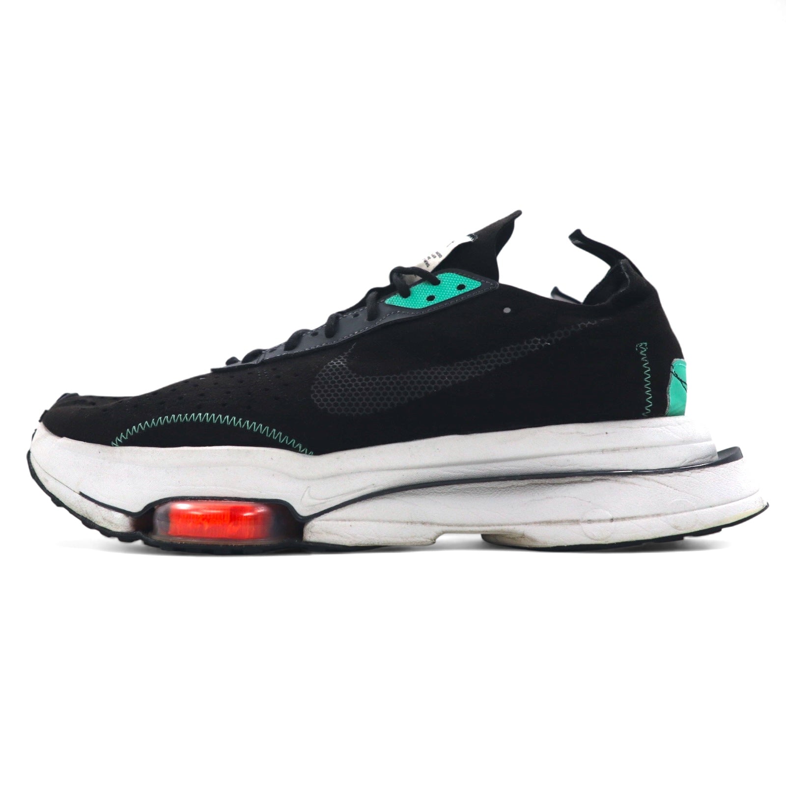 NIKE Air Zoom AIR ZOOM sneakers 28cm nero TYPE BLACK MENTA camoscio N.354 CJ2033-010