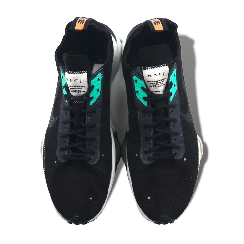 NIKE Air Zoom AIR ZOOM sneakers 28cm nero TYPE BLACK MENTA camoscio N.354 CJ2033-010