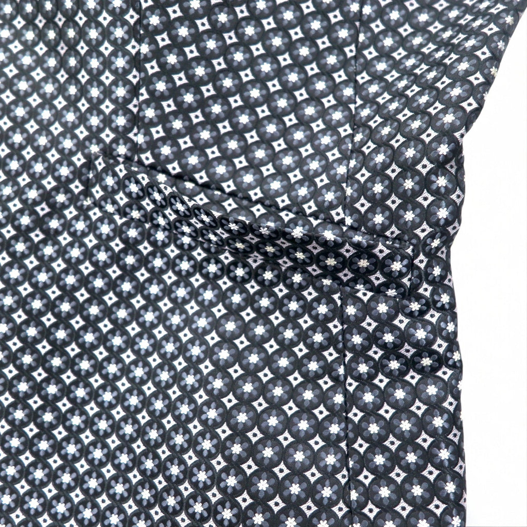 Calvin Klein 2B Giacca sartoriale S Argento Monogramma All-over Poliestere