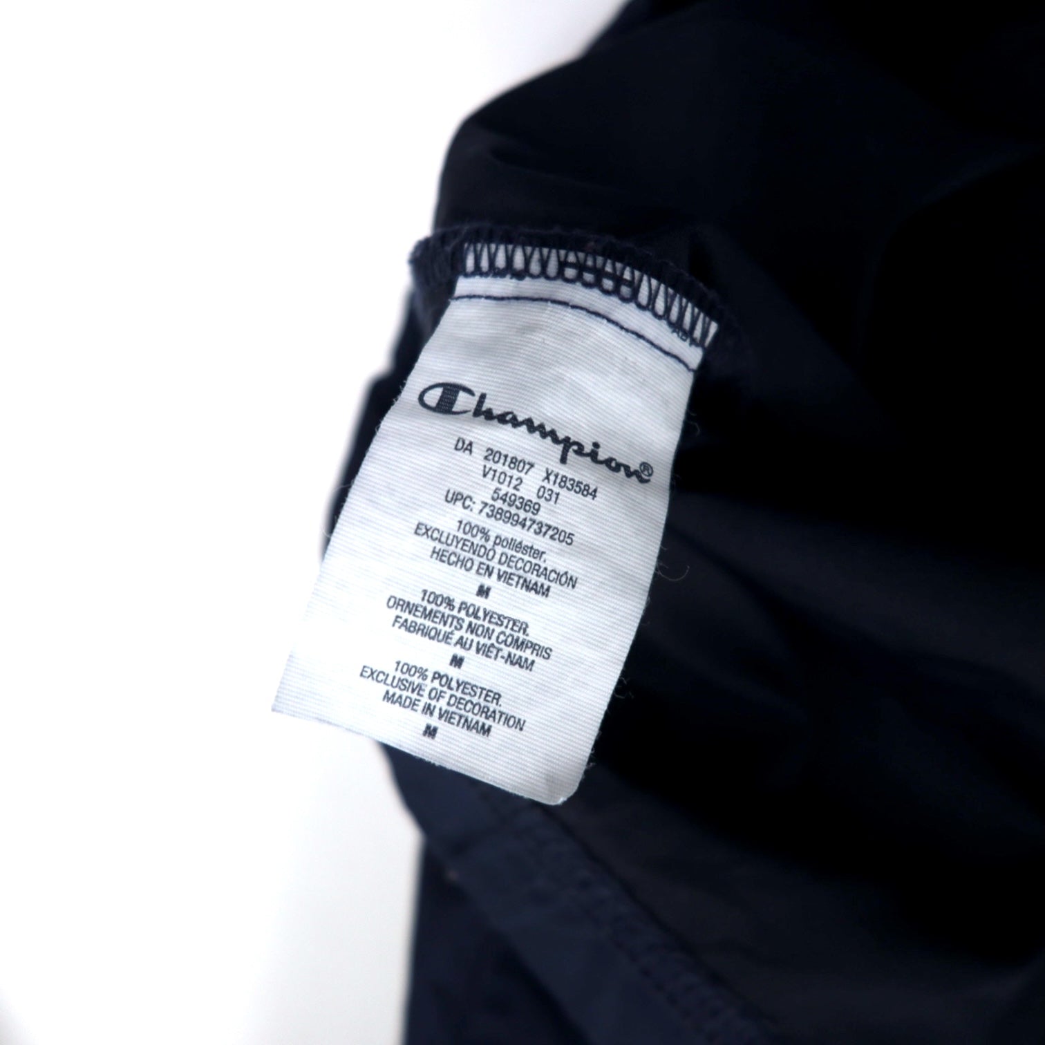 Champion Anorak con cappuccio L Blu scuro Poliestere