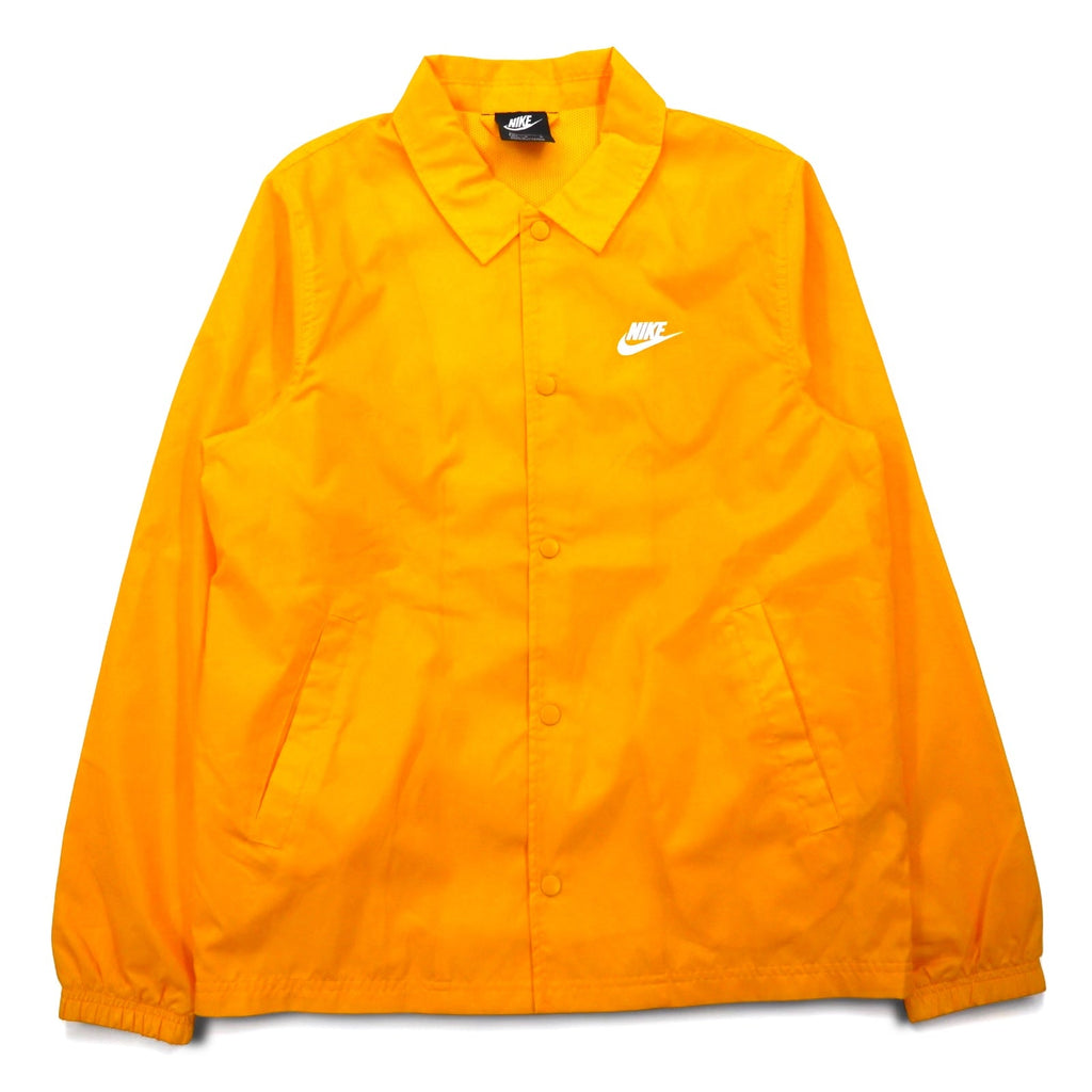 NIKE Coach Jacket M Giallo Swoosh JUST DO IT Stampa posteriore JDI WOVEN JACKET CJ4798-739
