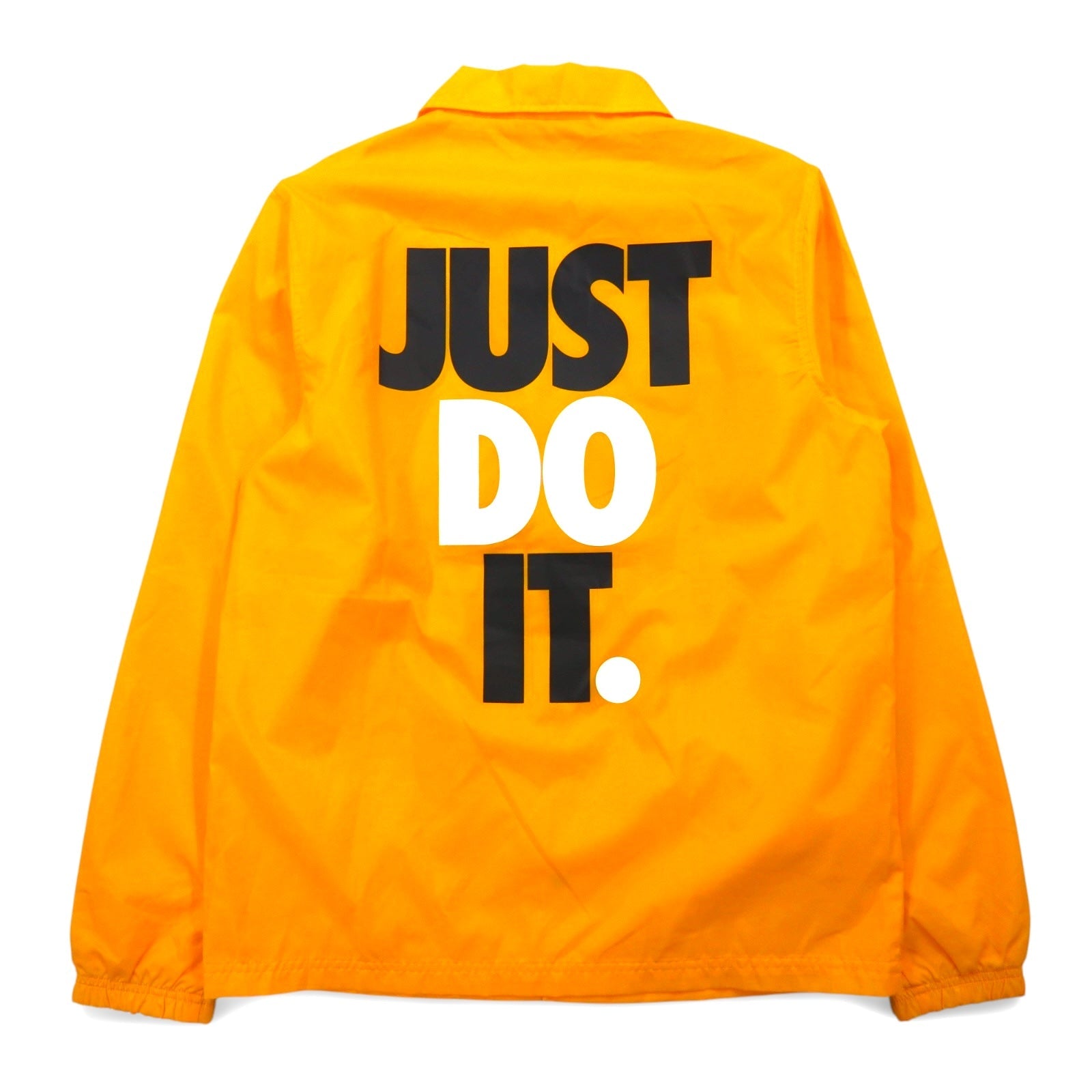 NIKE Coach Jacket M Giallo Swoosh JUST DO IT Stampa posteriore JDI WOVEN JACKET CJ4798-739