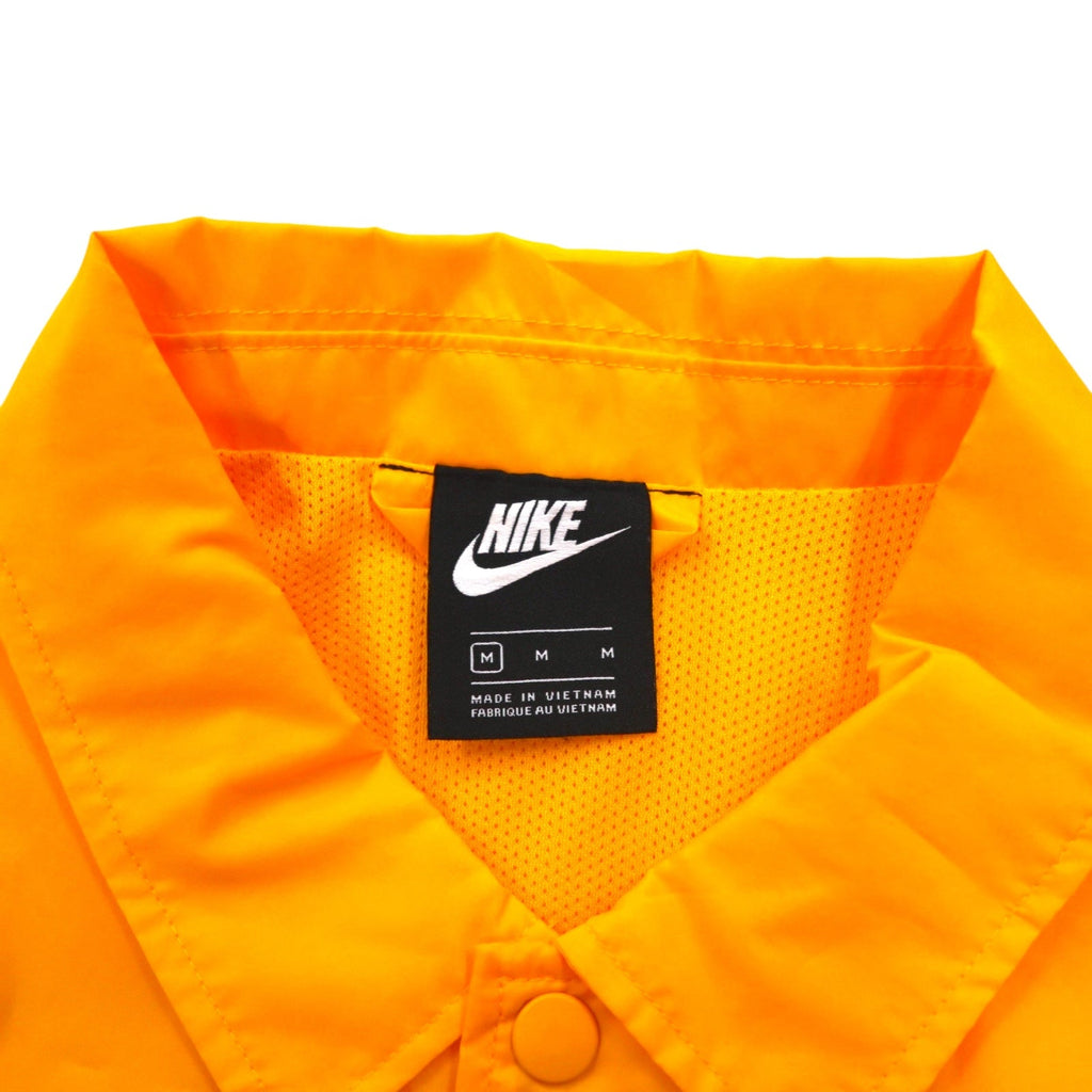 NIKE Coach Jacket M Giallo Swoosh JUST DO IT Stampa posteriore JDI WOVEN JACKET CJ4798-739