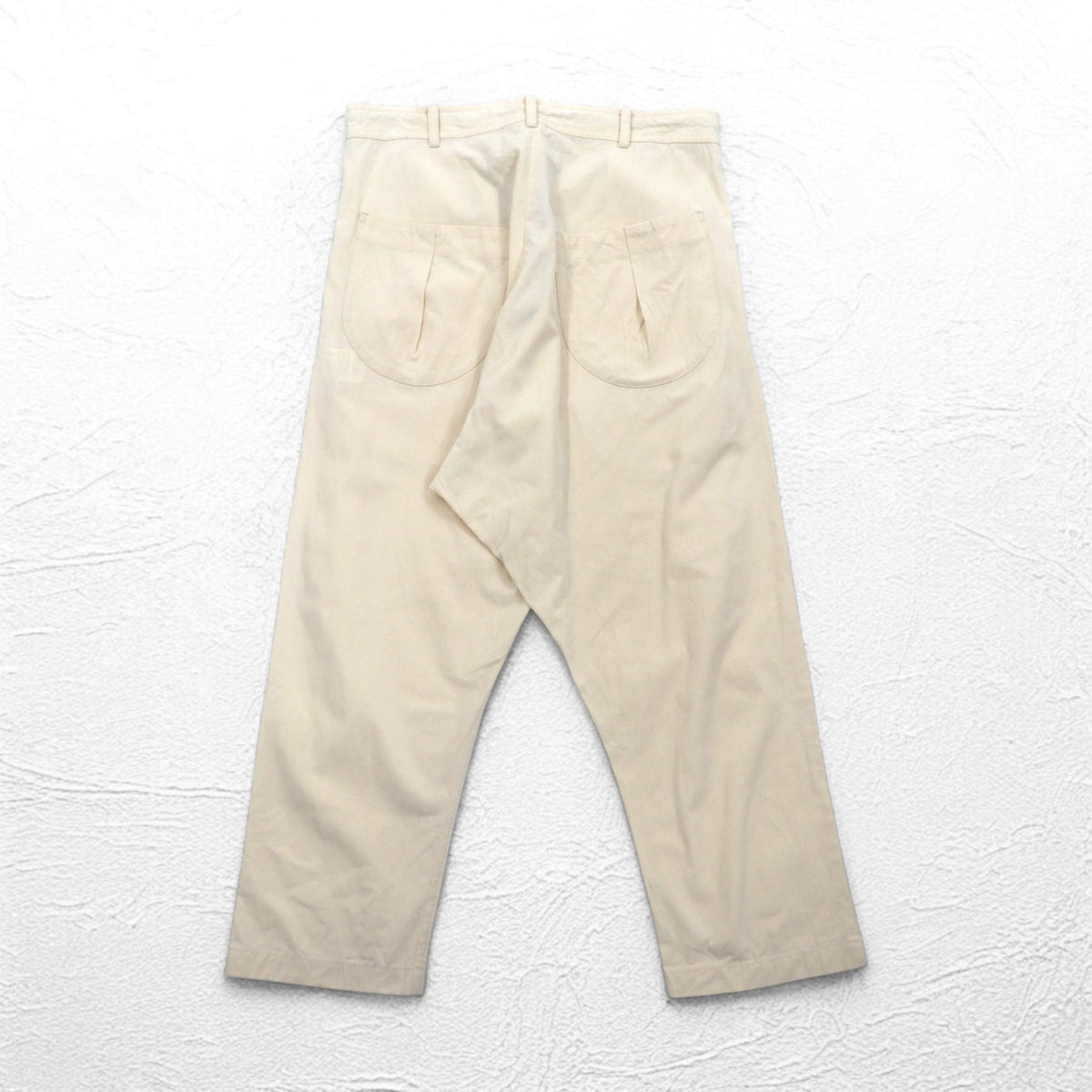 O project Pantaloni ampi alla turca REGULAR FIT Pantaloni S Cotone Beige Made in Japan