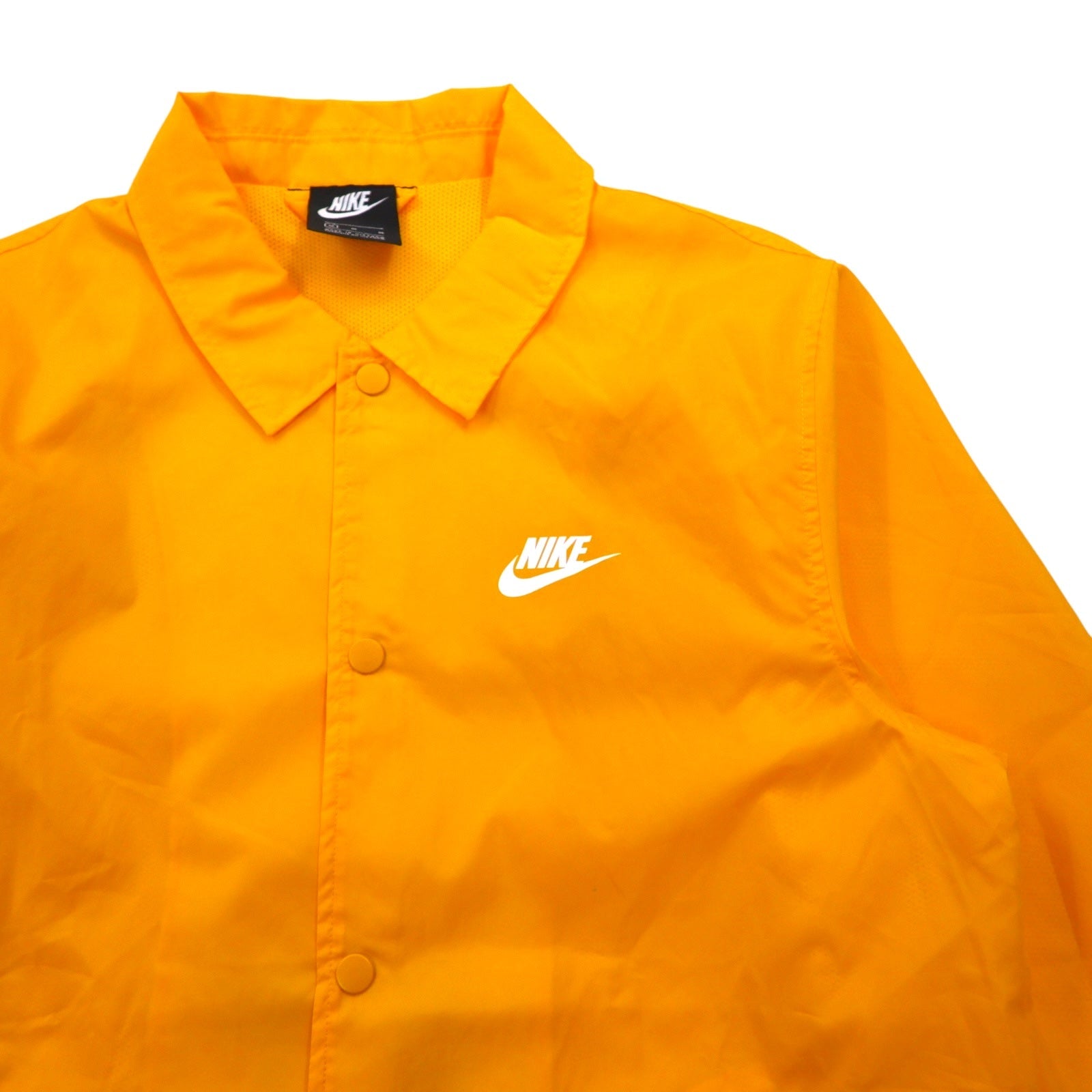 NIKE Coach Jacket M Giallo Swoosh JUST DO IT Stampa posteriore JDI WOVEN JACKET CJ4798-739