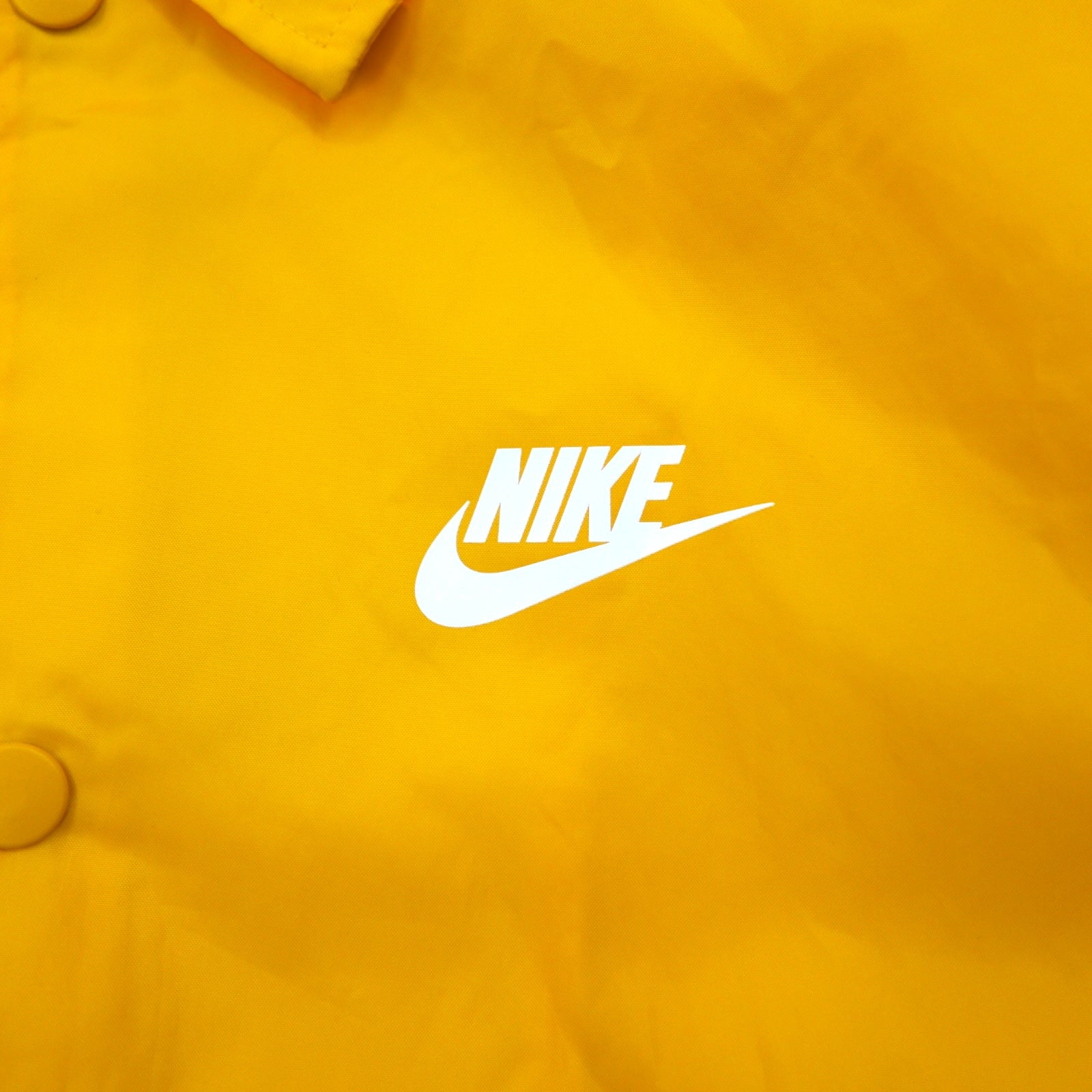 NIKE Coach Jacket M Giallo Swoosh JUST DO IT Stampa posteriore JDI WOVEN JACKET CJ4798-739